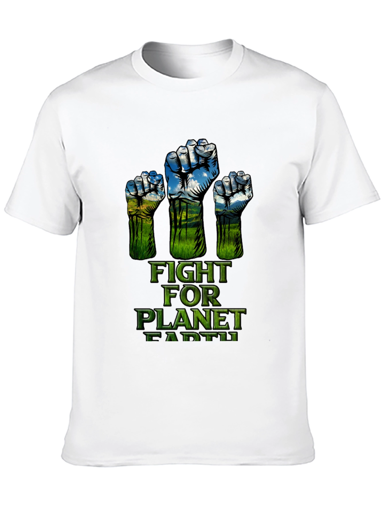 Fight for Planet Earth Graphic T-Shirt