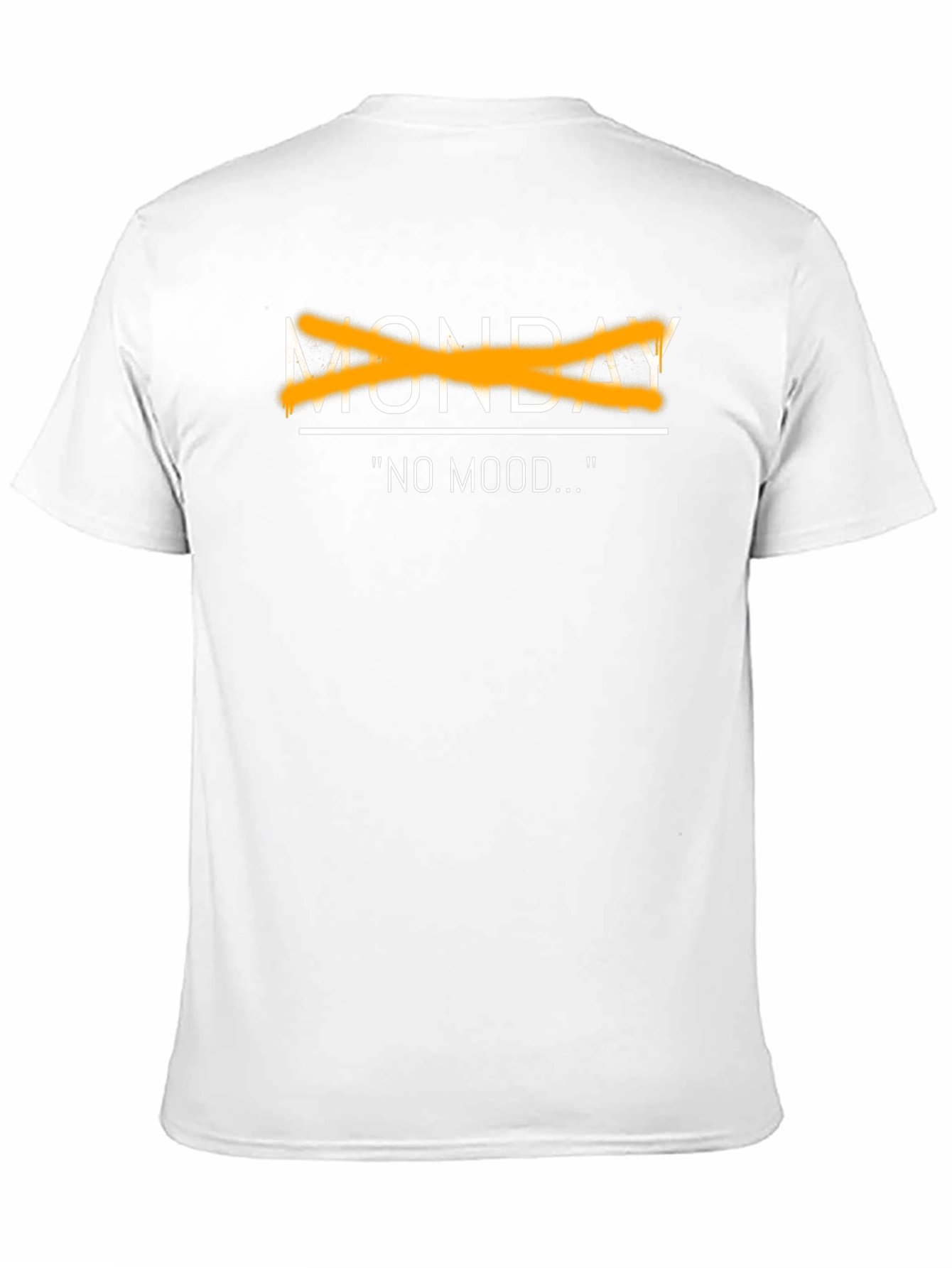 Monday No Mood Black Graphic Tee