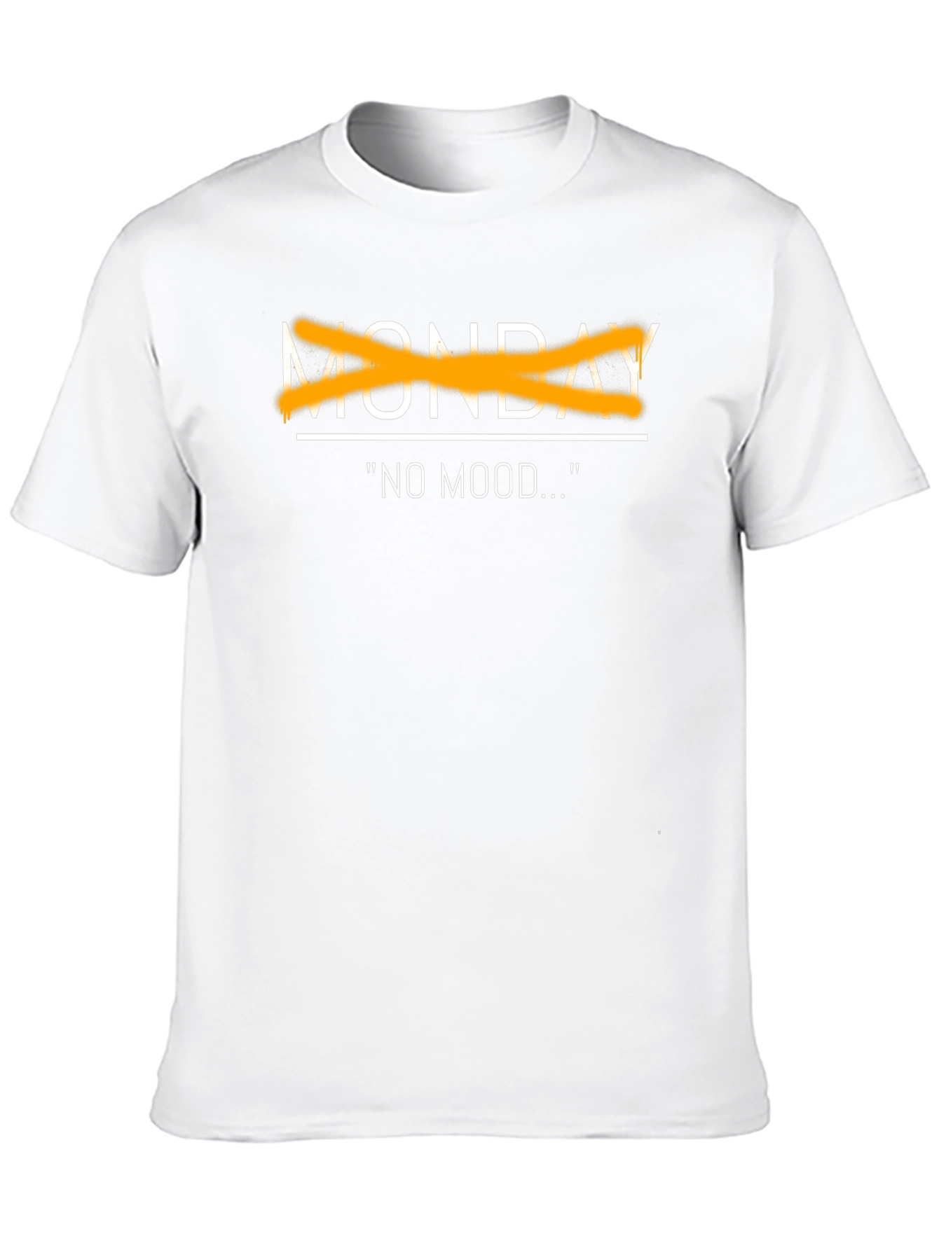Monday No Mood Black Graphic Tee