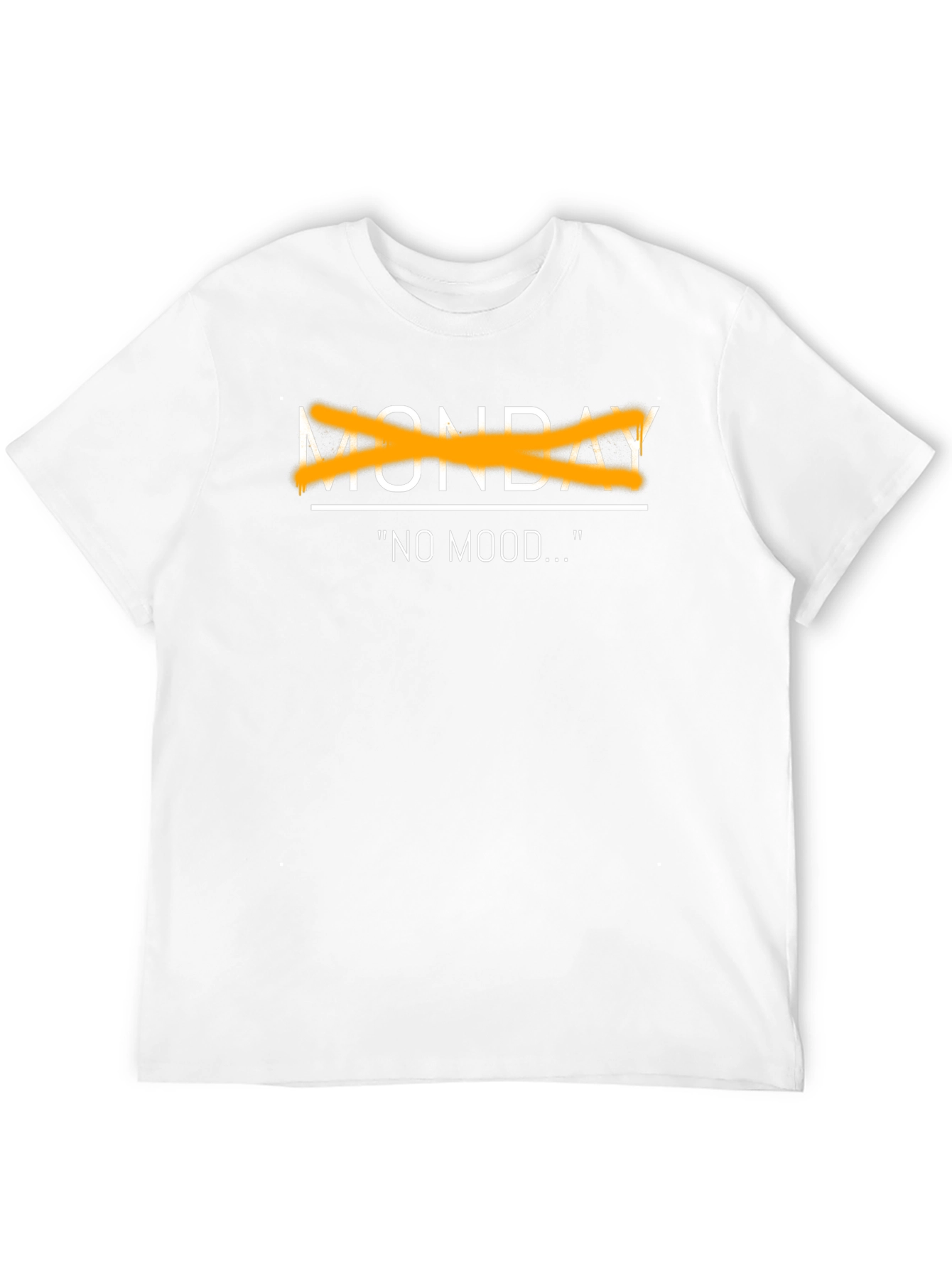 Monday No Mood Black Graphic Tee