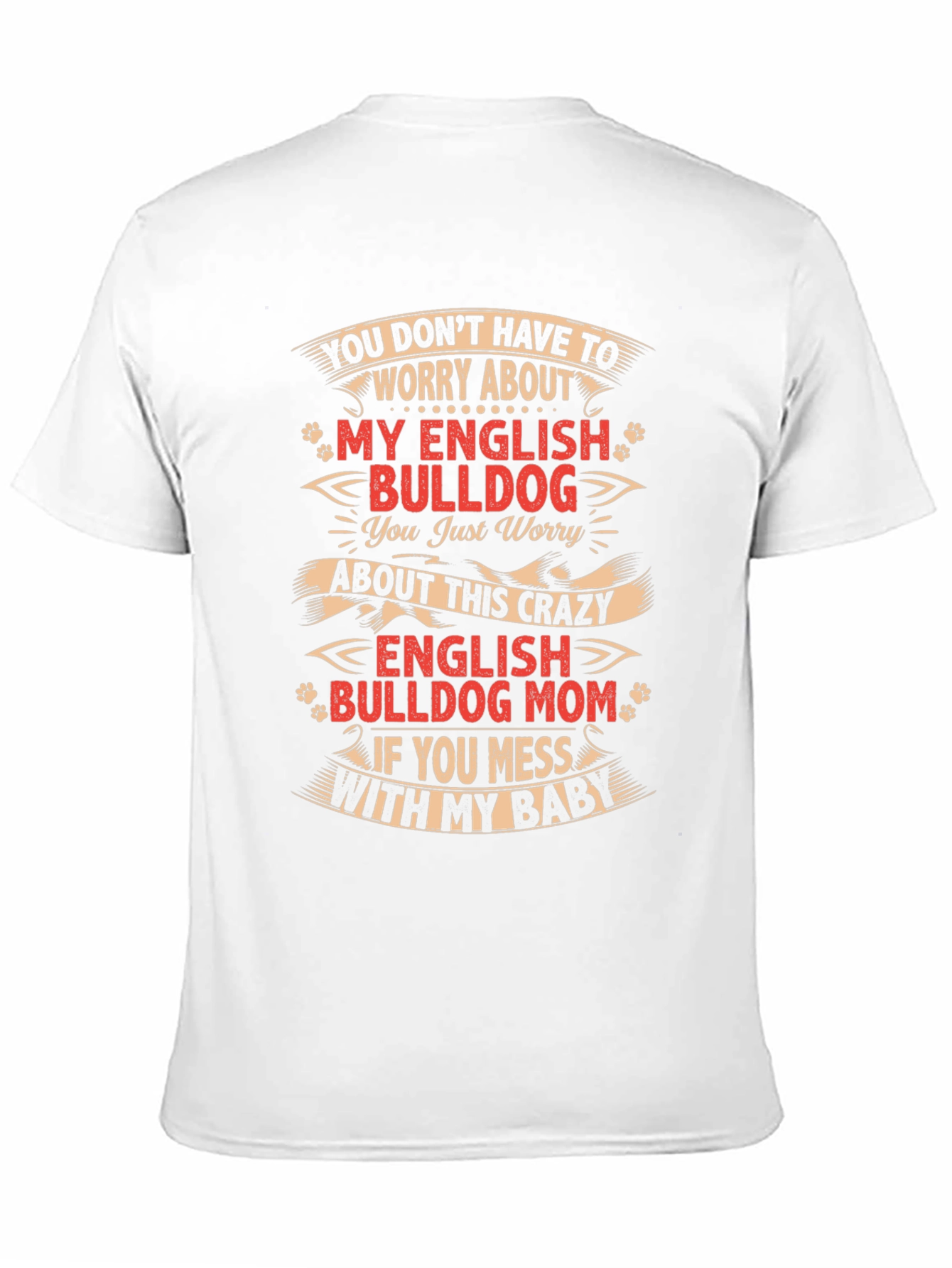 English Bulldog Mom T-Shirt