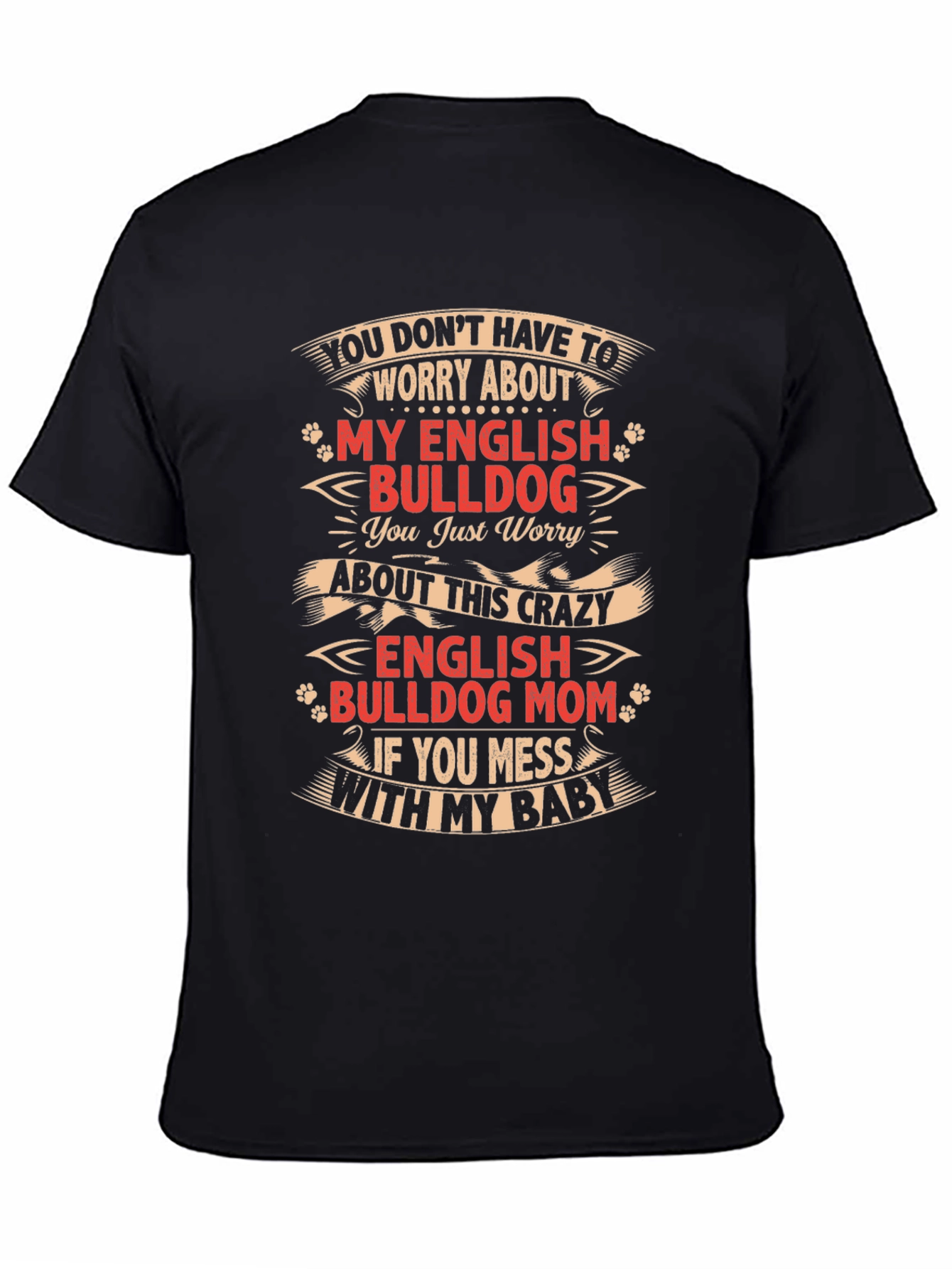 English Bulldog Mom T-Shirt