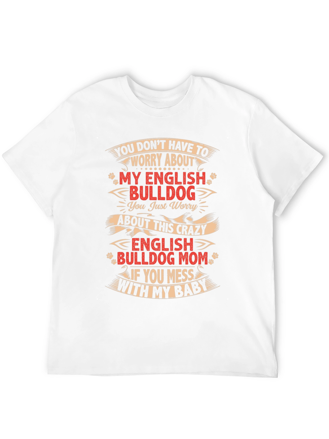 English Bulldog Mom T-Shirt