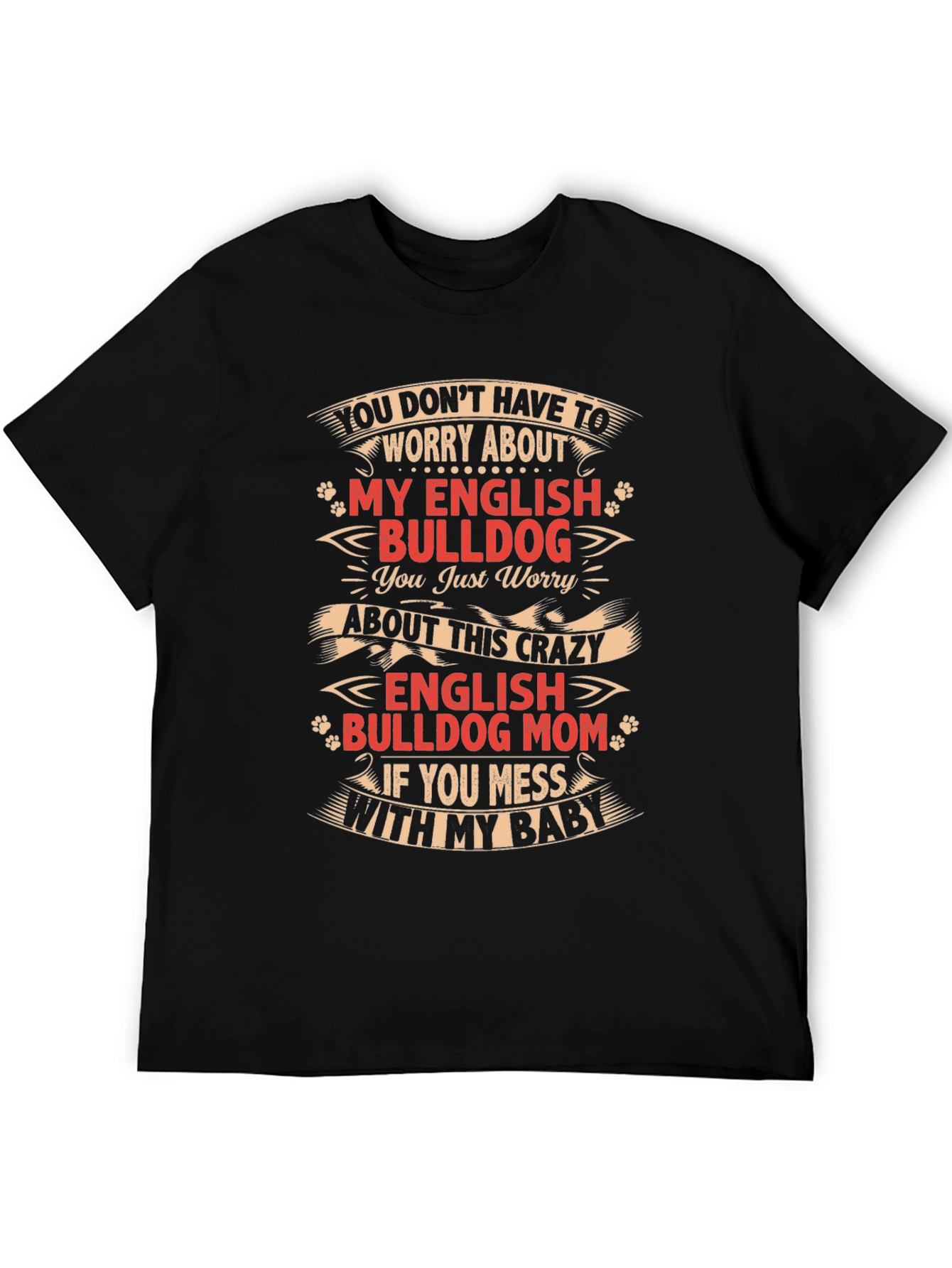 English Bulldog Mom T-Shirt