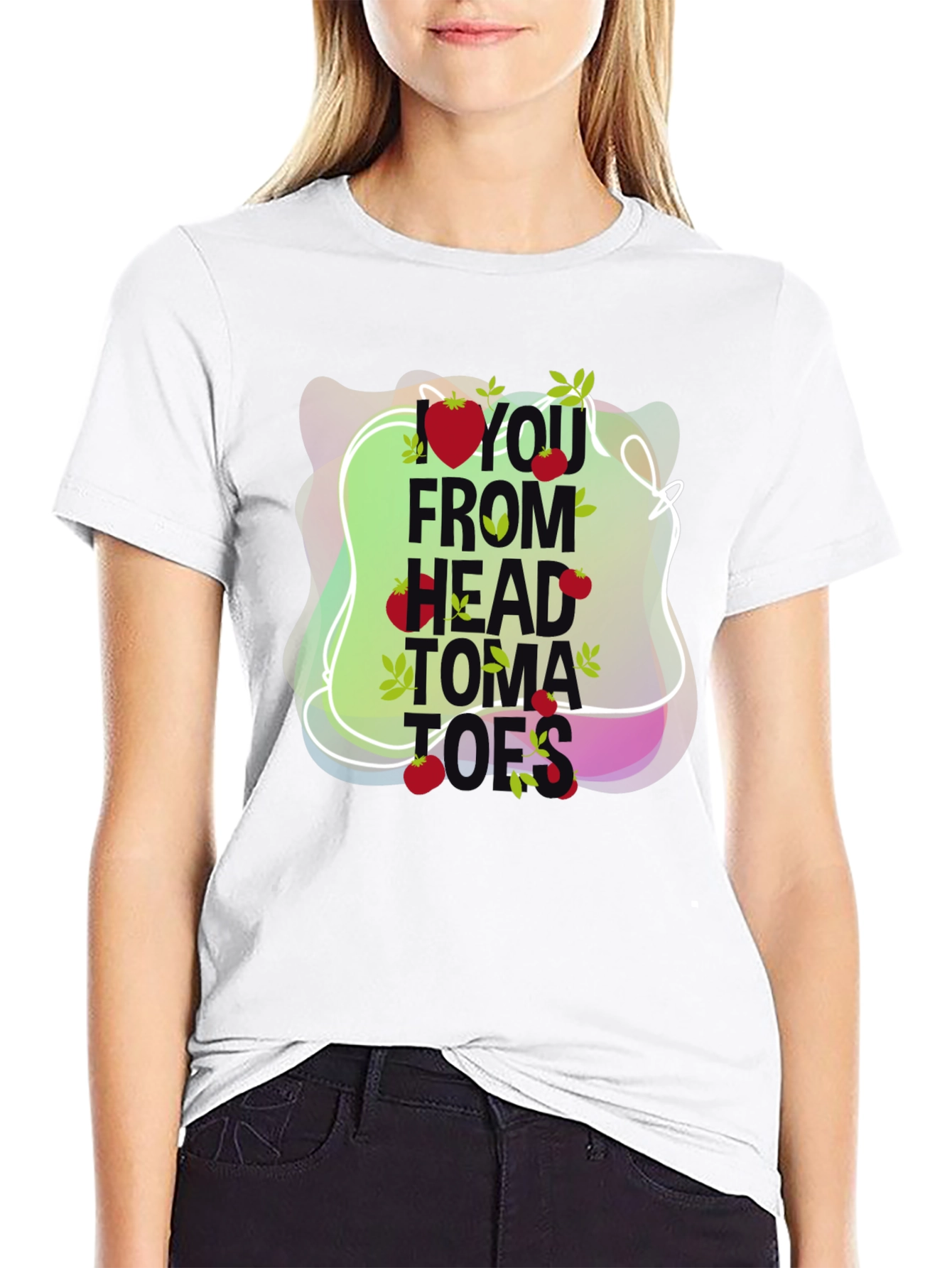 Head to Tomatoes Graphic Tee - Black