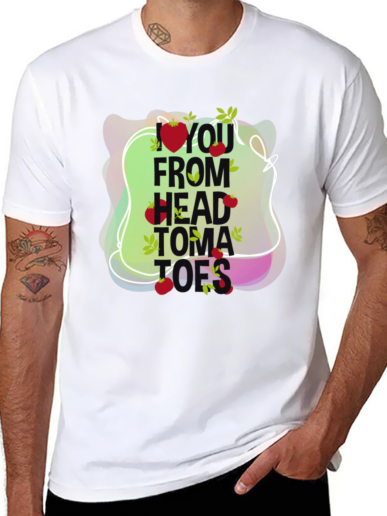 Head to Tomatoes Graphic Tee - Black