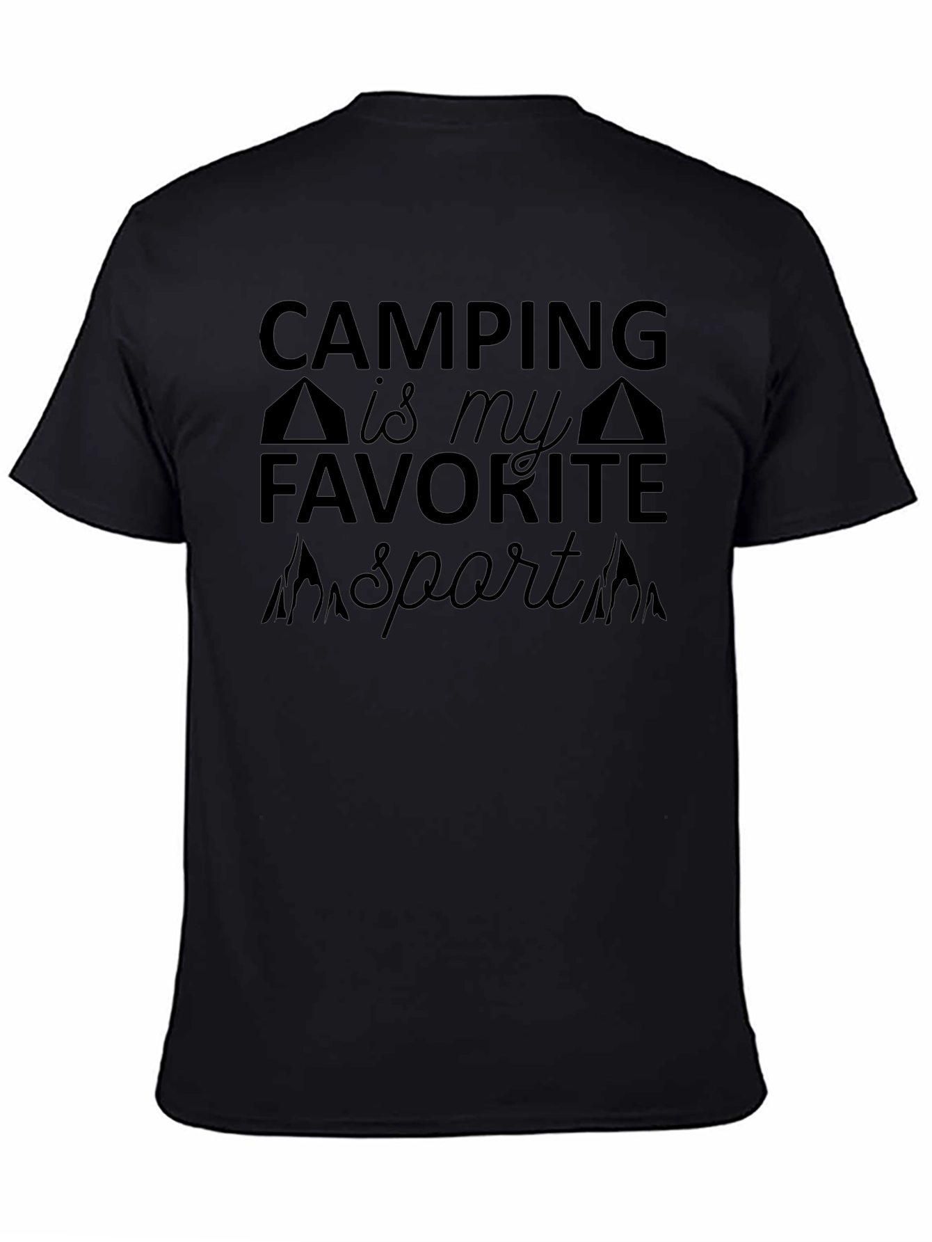 Camping is My Favorite Sport Graphic T-Shirt