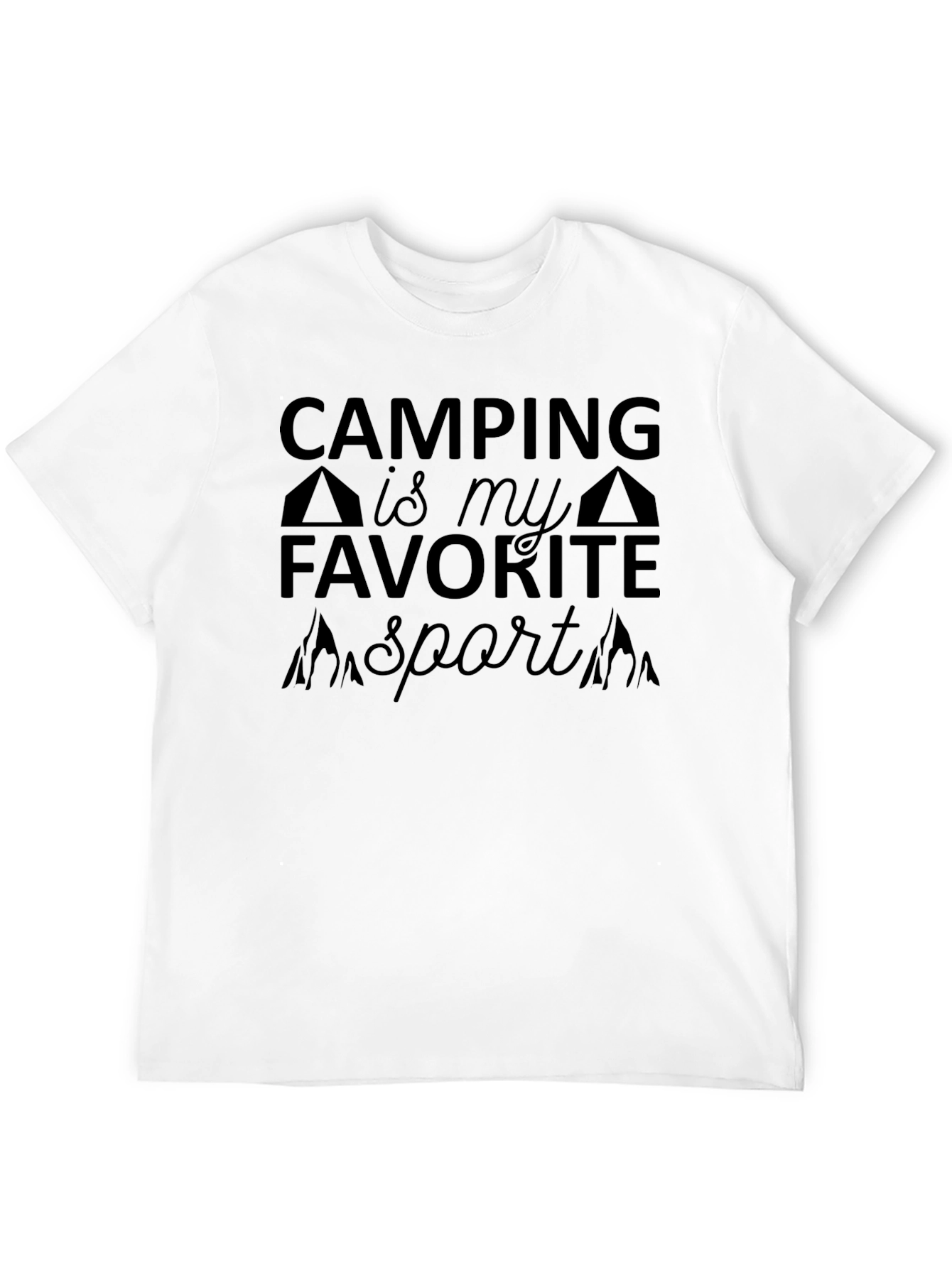 Camping is My Favorite Sport Graphic T-Shirt