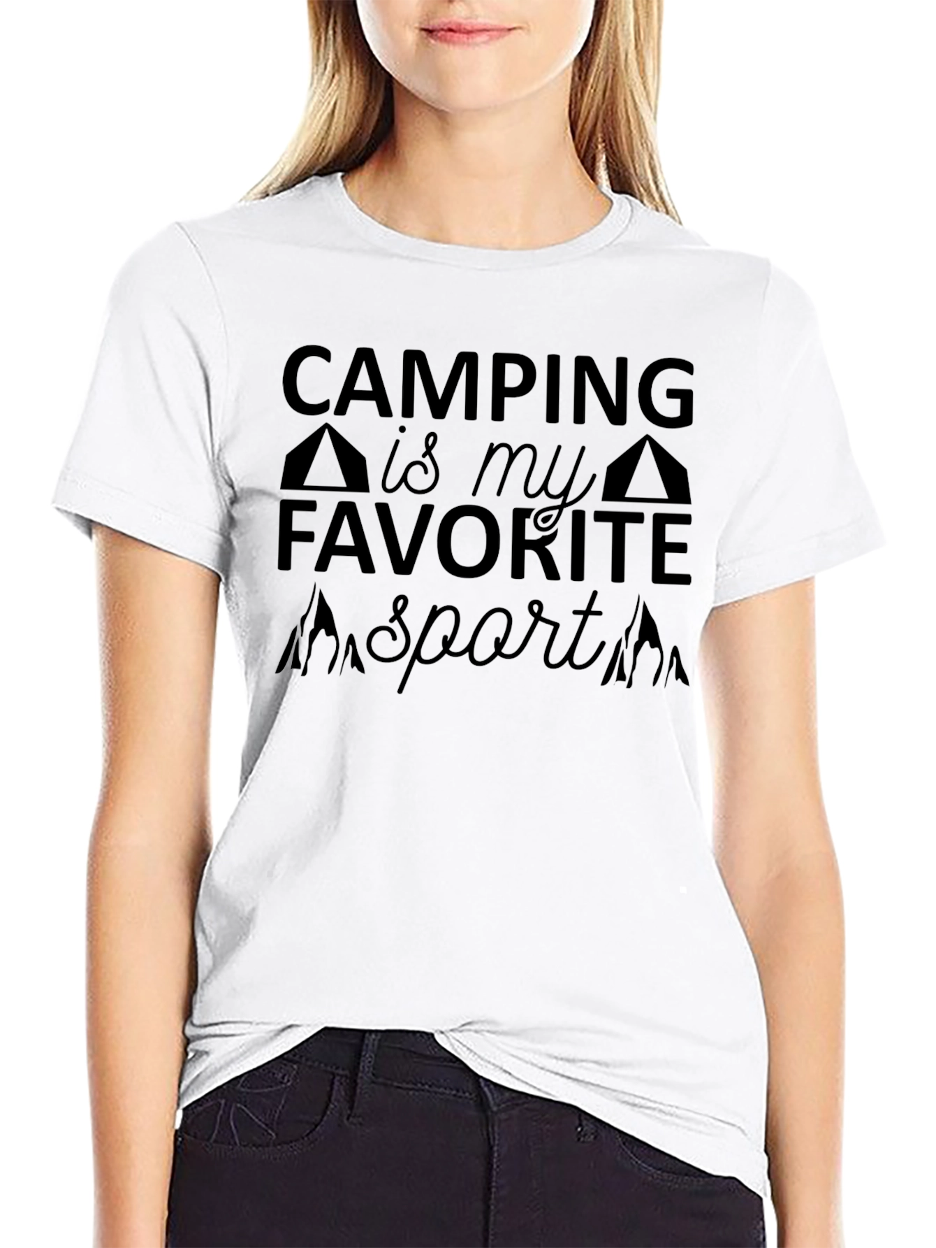 Camping is My Favorite Sport Graphic T-Shirt
