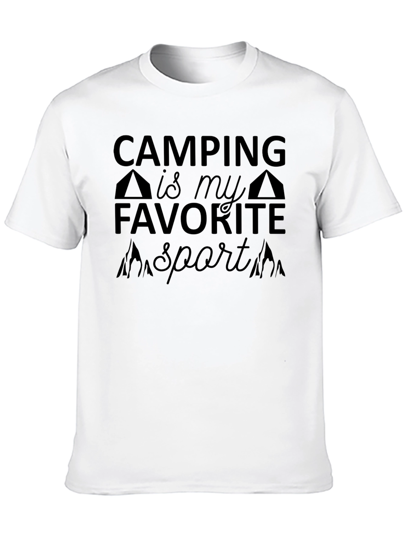 Camping is My Favorite Sport Graphic T-Shirt