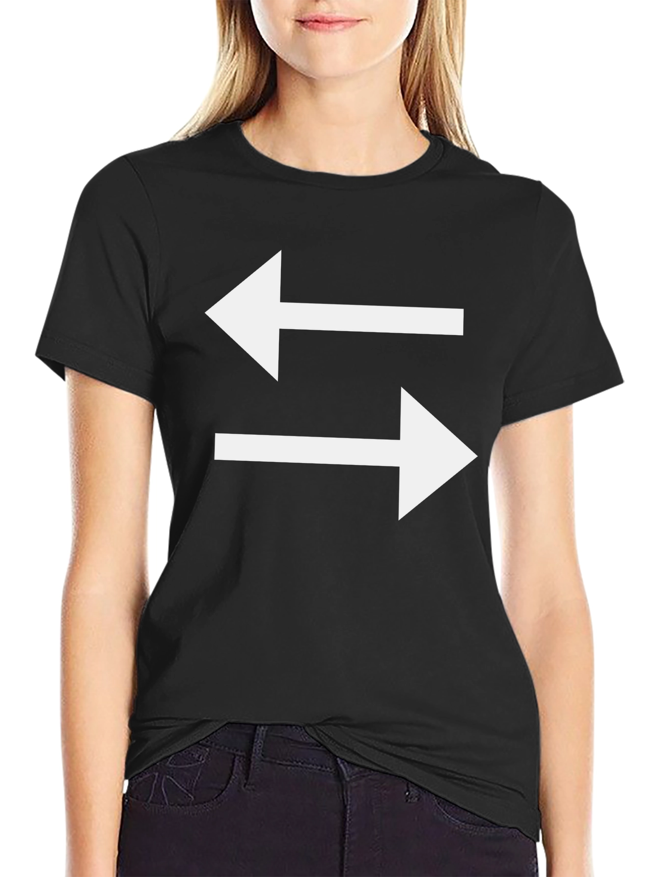 Exchange Arrow Graphic Tee - Casual Style