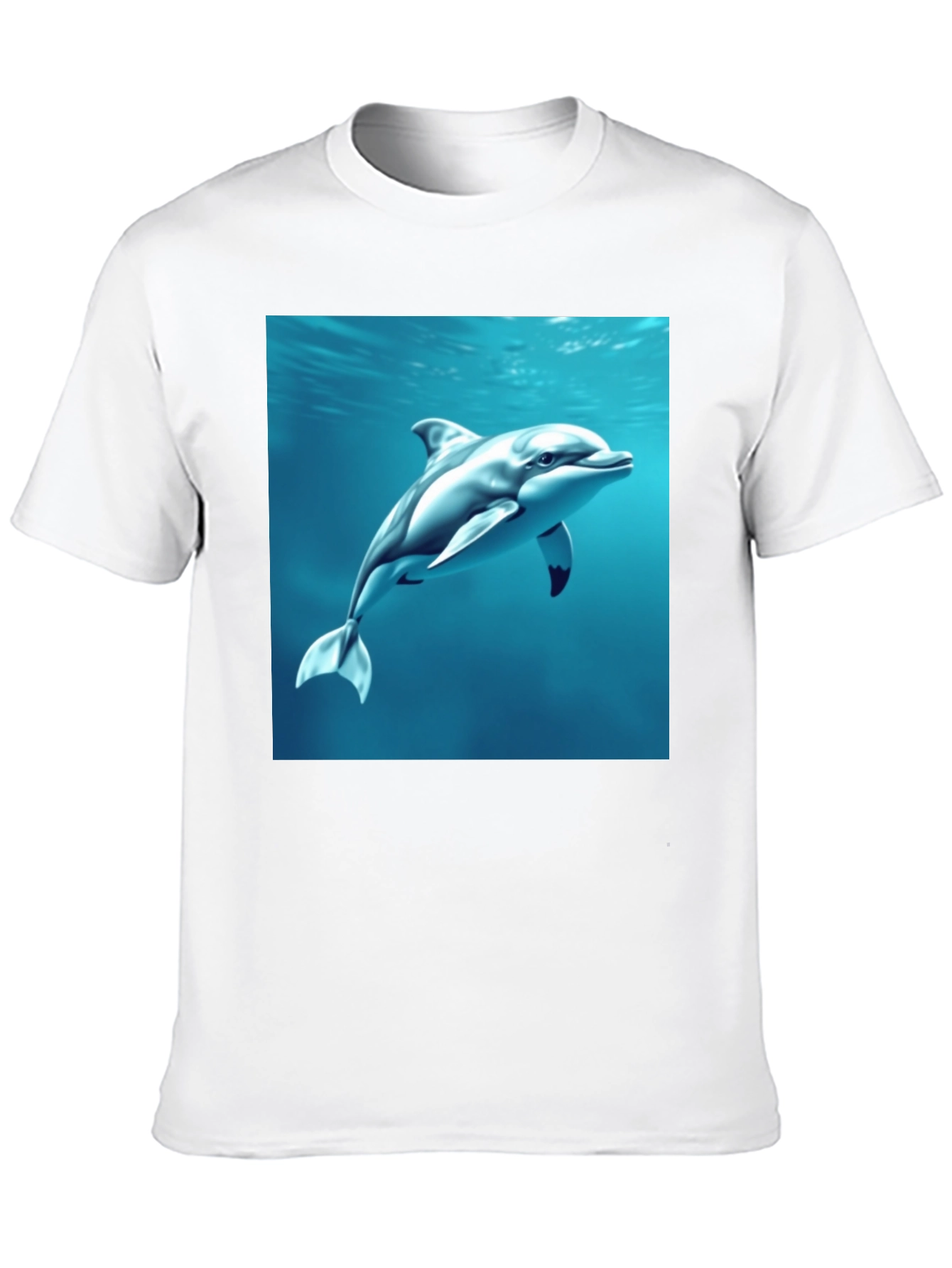 Dolphin Graphic Tee - Mens Black T-Shirt
