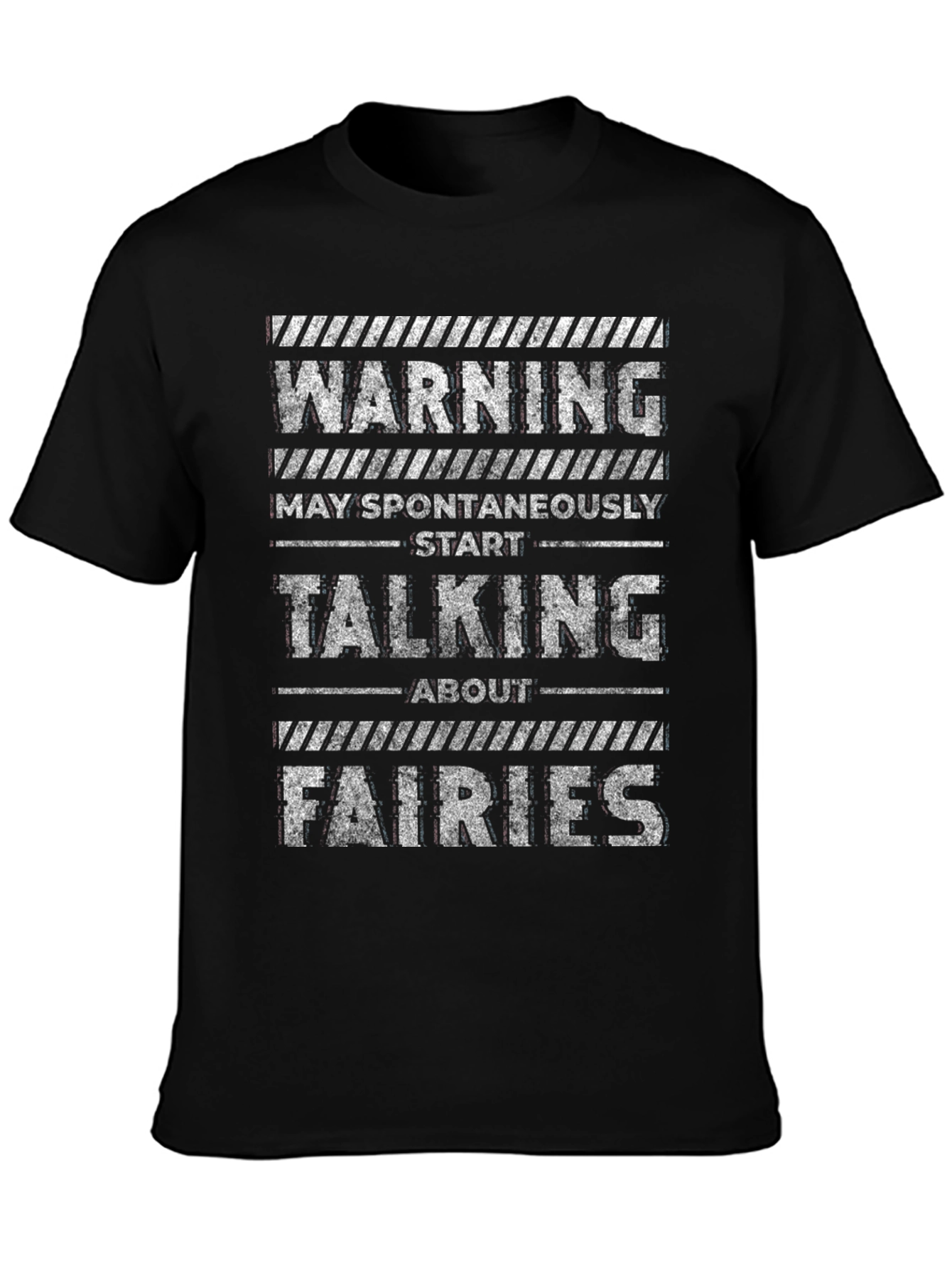 Warning Fairies T-Shirt Humorous Fairy Lover Tee