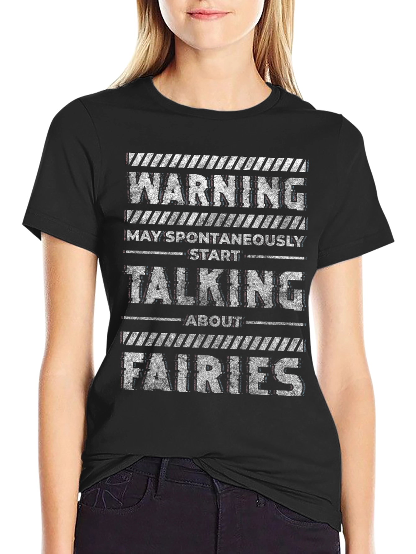 Warning Fairies T-Shirt Humorous Fairy Lover Tee