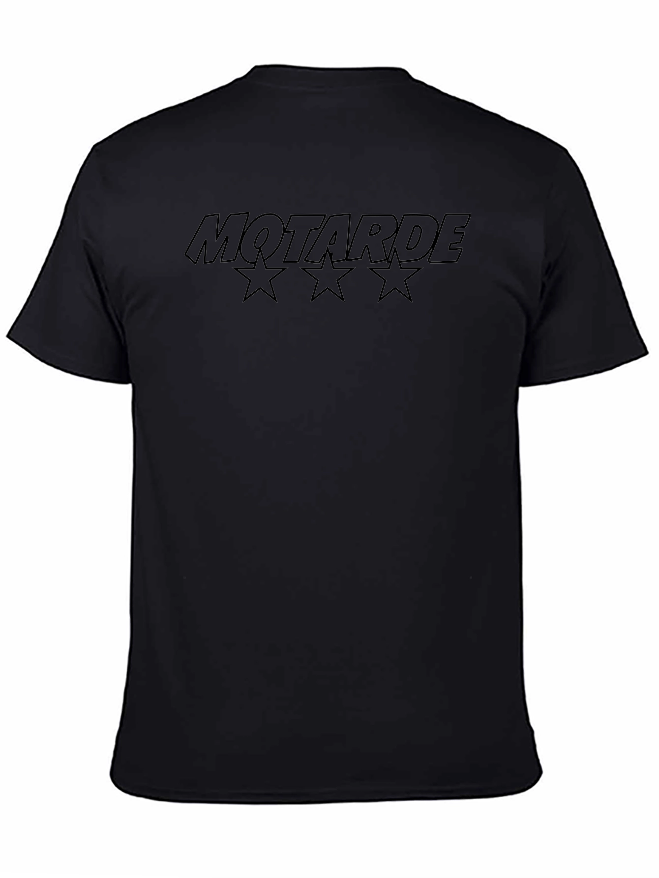 Motarde Graphic Tee - Black Cotton Blend