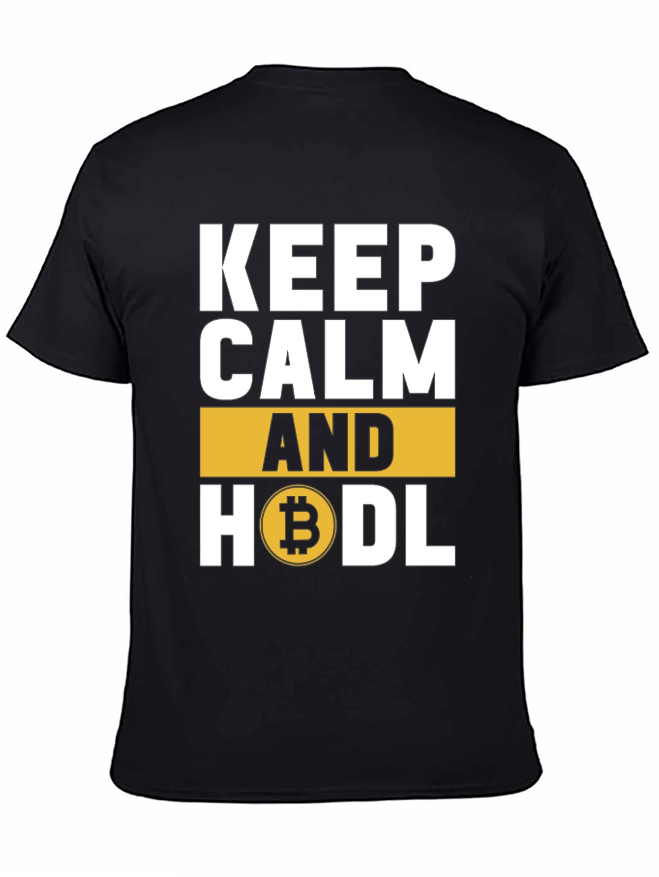 Keep Calm and HODL Bitcoin Crypto T-Shirt