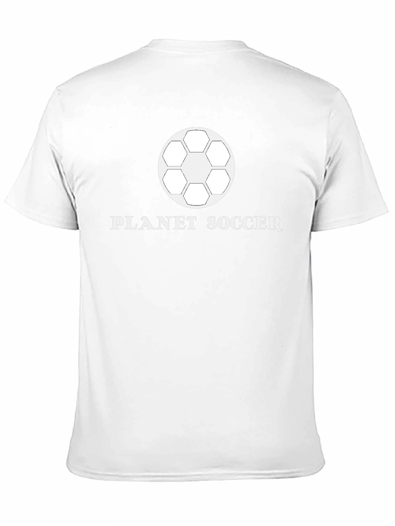 Planet Soccer Graphic T-Shirt - Black Cotton Tee