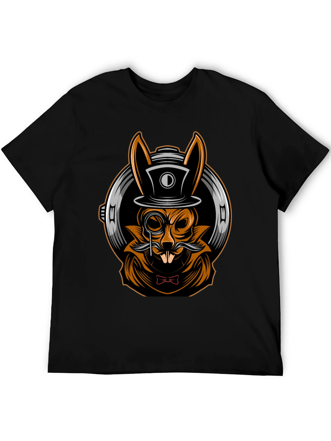 Gentleman Rabbit T-Shirt - Steampunk Style