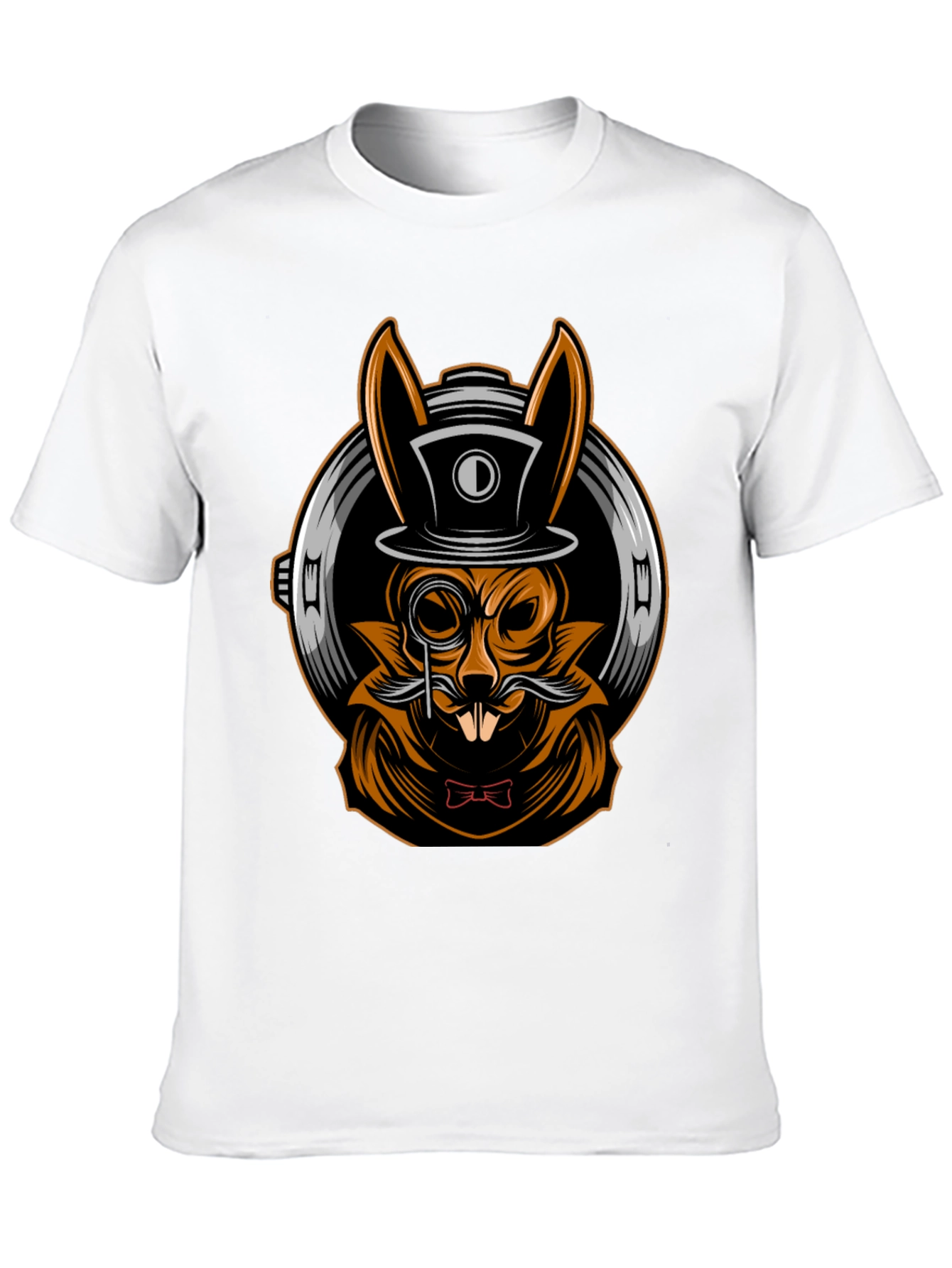 Gentleman Rabbit T-Shirt - Steampunk Style