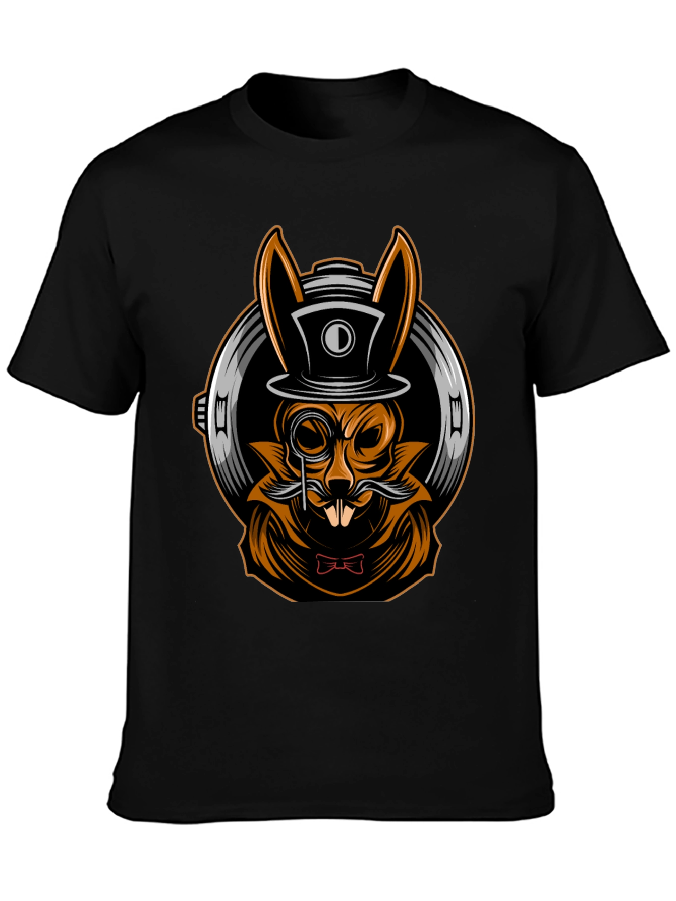 Gentleman Rabbit T-Shirt - Steampunk Style