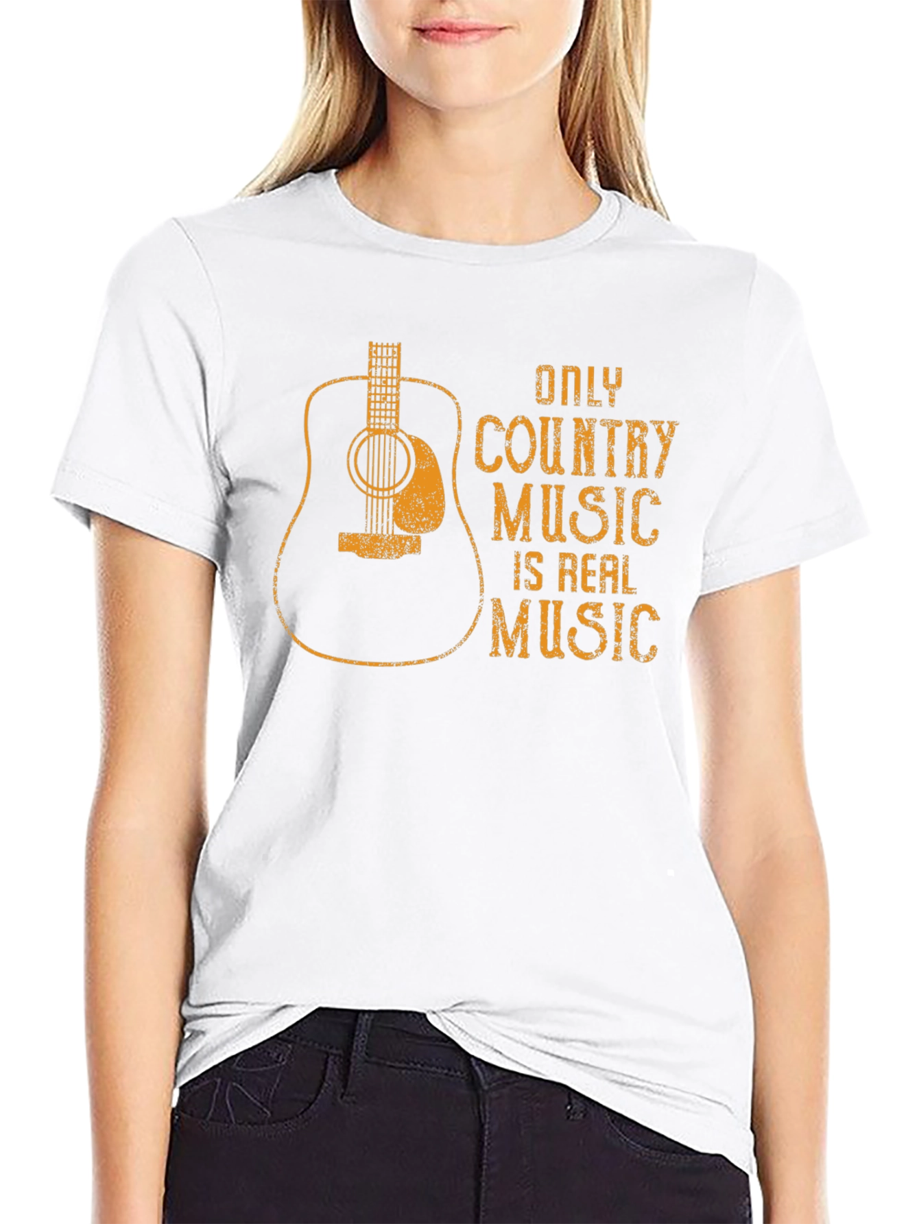 Country Music Guitar Graphic T-Shirt