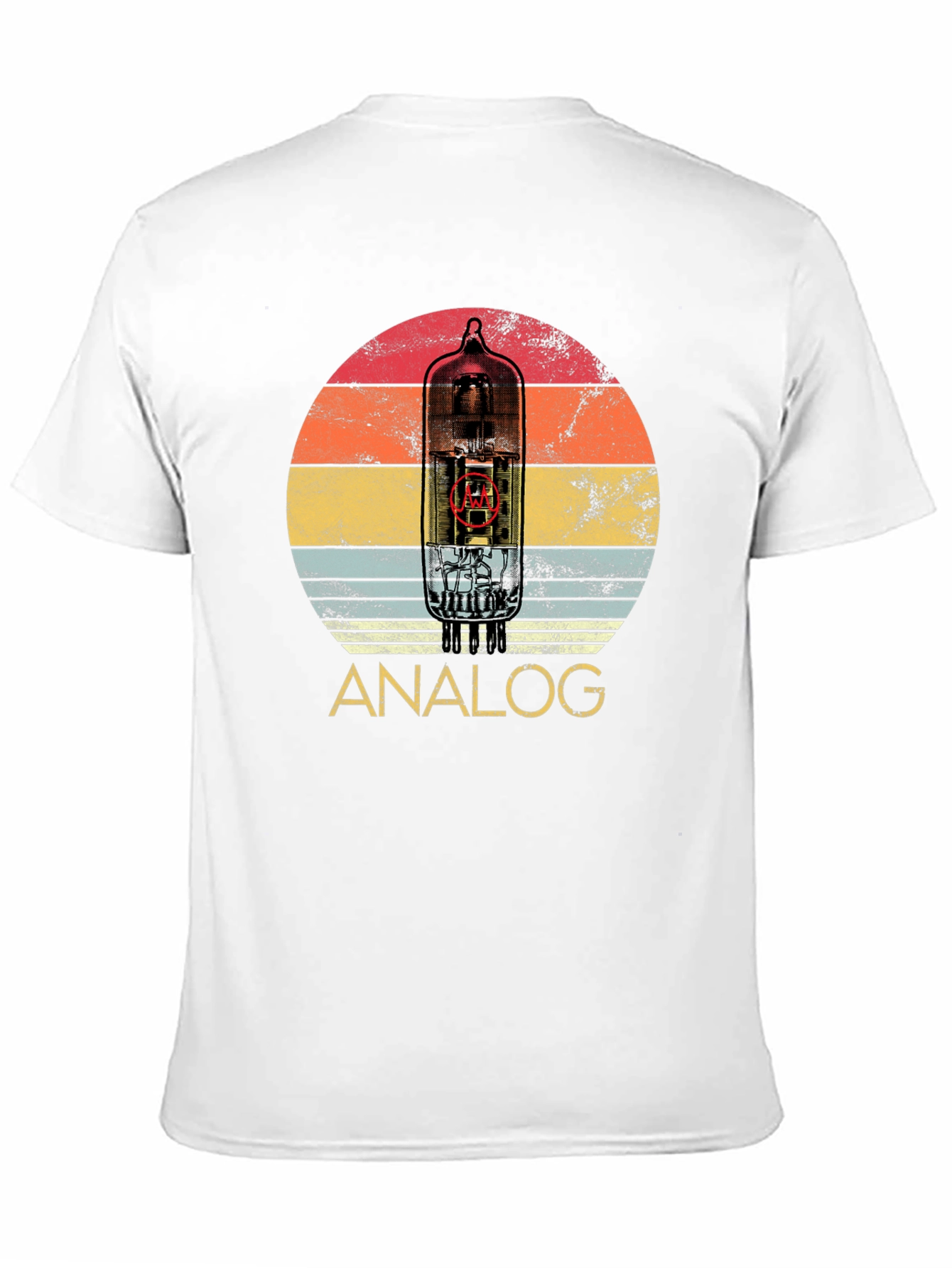 Analog Tube Circuit Black T-Shirt