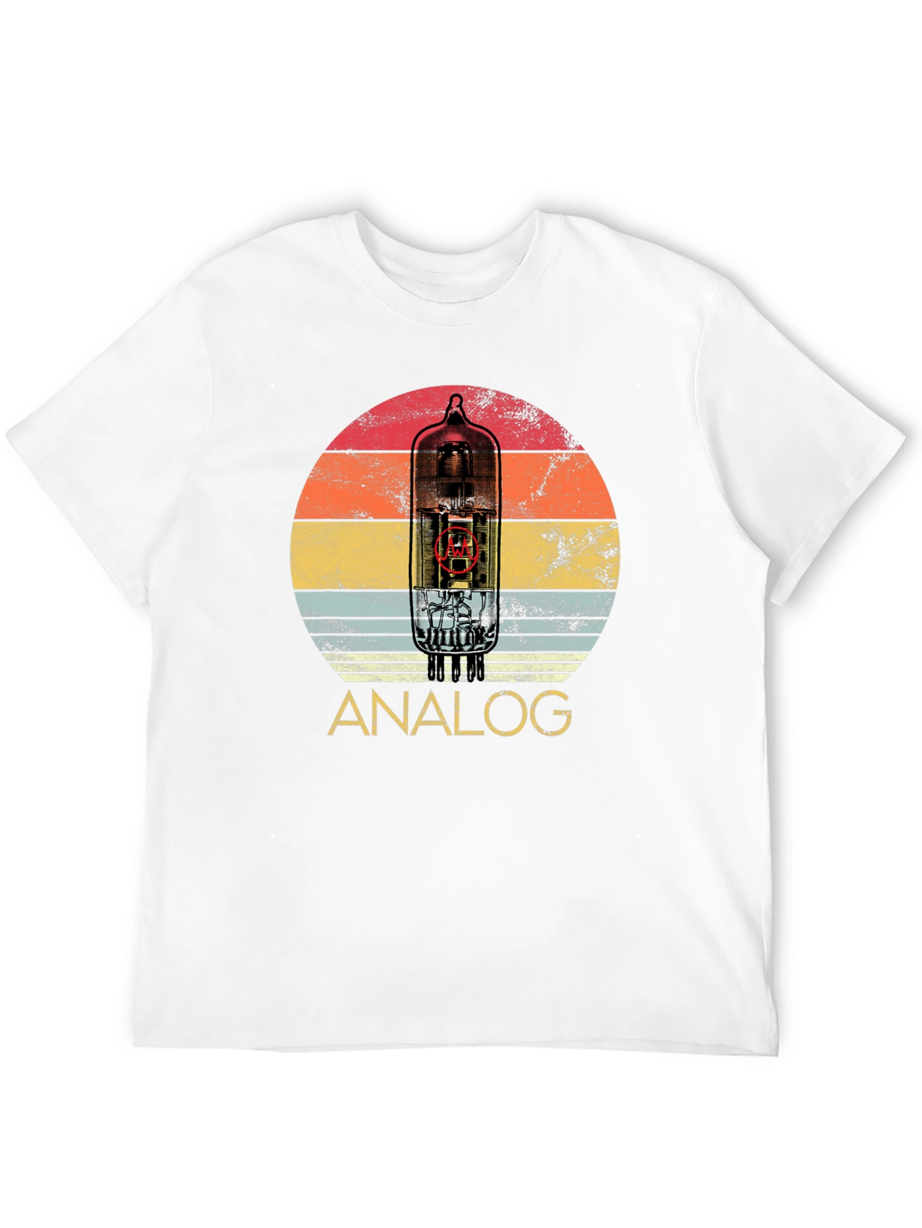 Analog Tube Circuit Black T-Shirt
