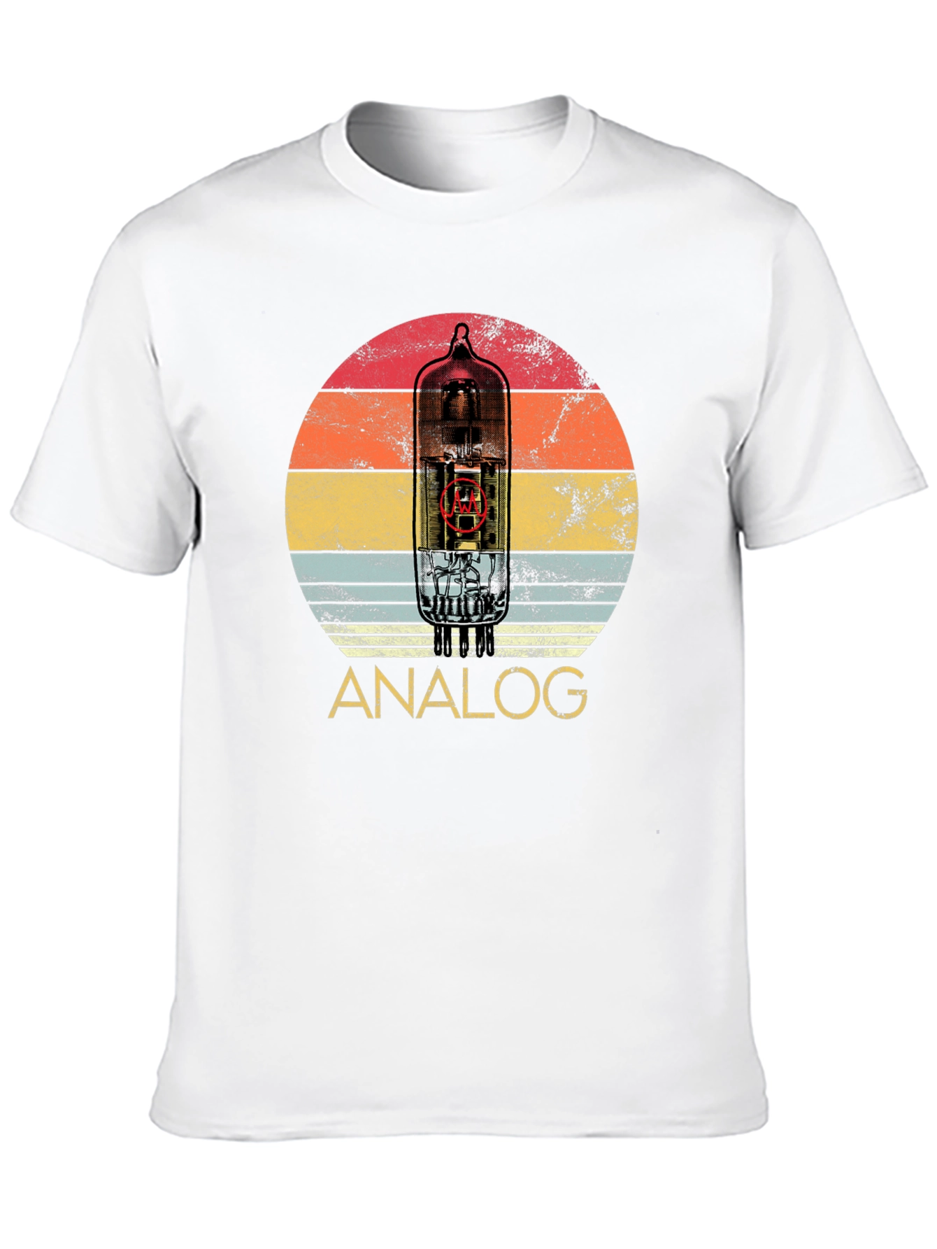 Analog Tube Circuit Black T-Shirt