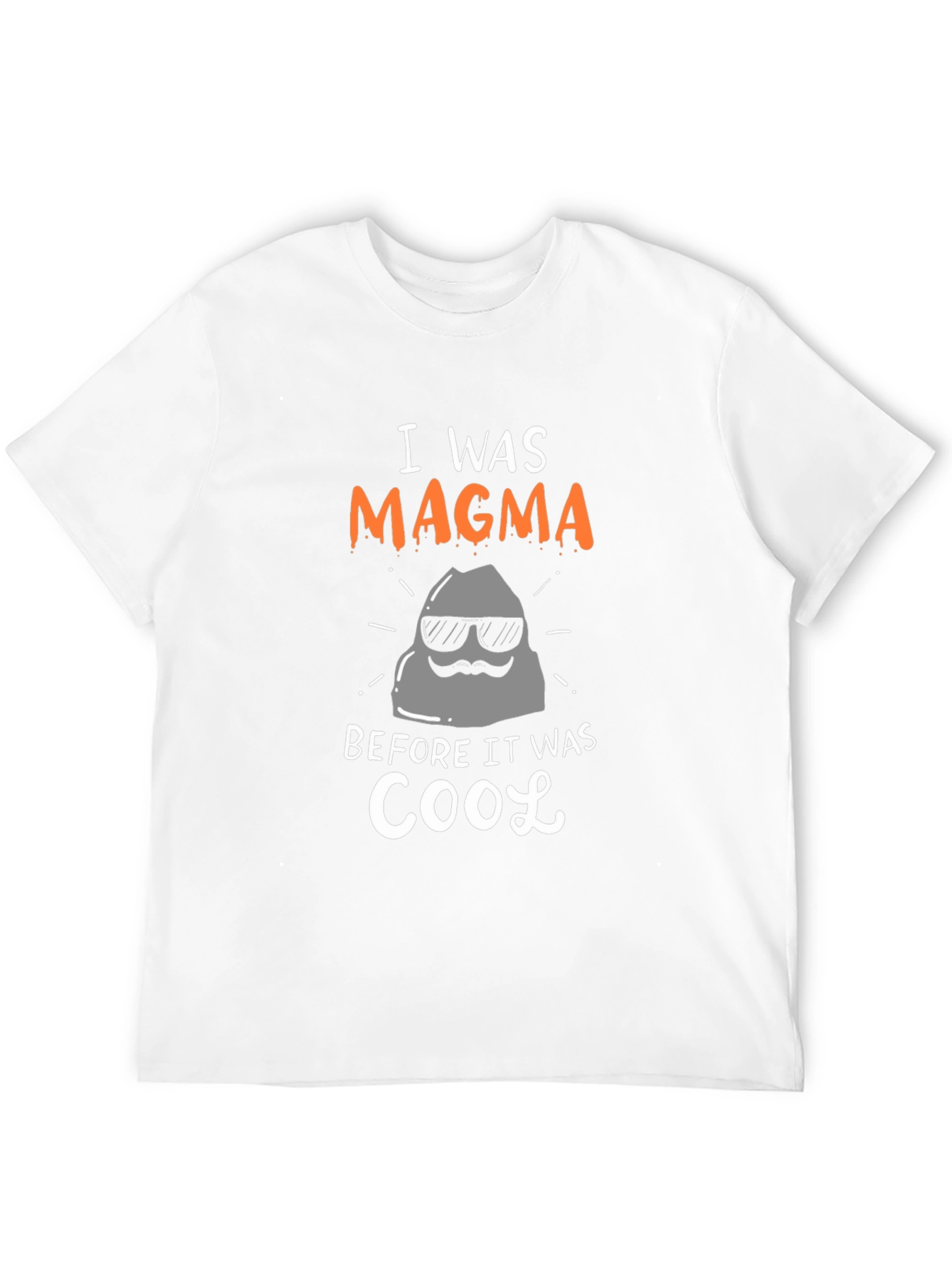 I Was Magma Cool Rock Graphic T-Shirt