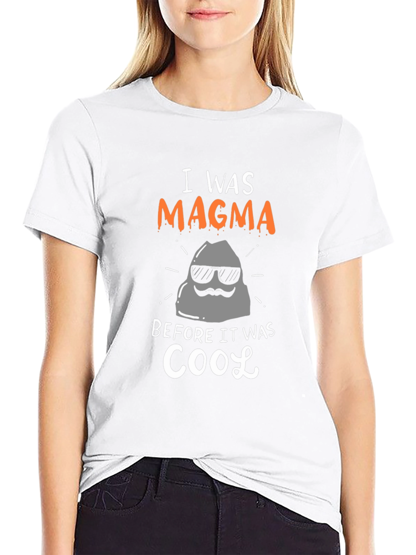 I Was Magma Cool Rock Graphic T-Shirt