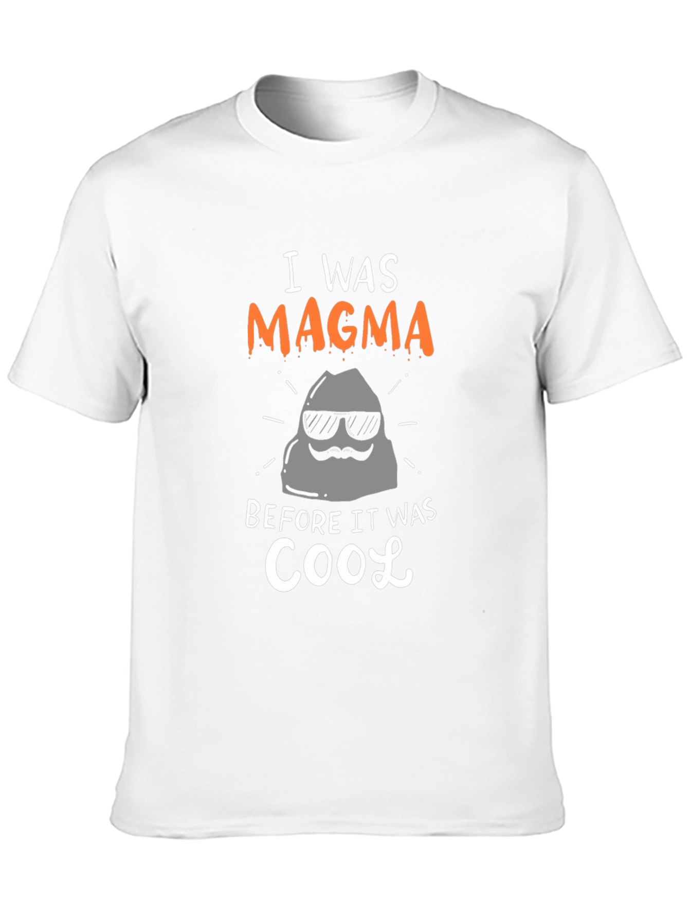 I Was Magma Cool Rock Graphic T-Shirt