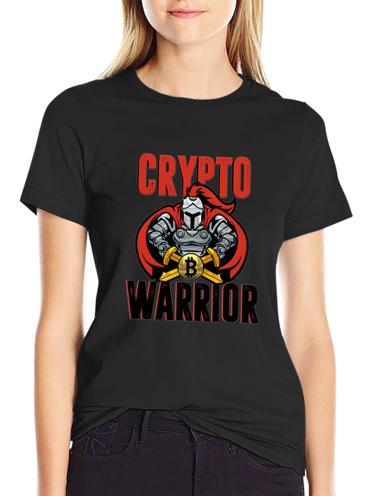 Crypto Warrior T-Shirt - Bitcoin Knight