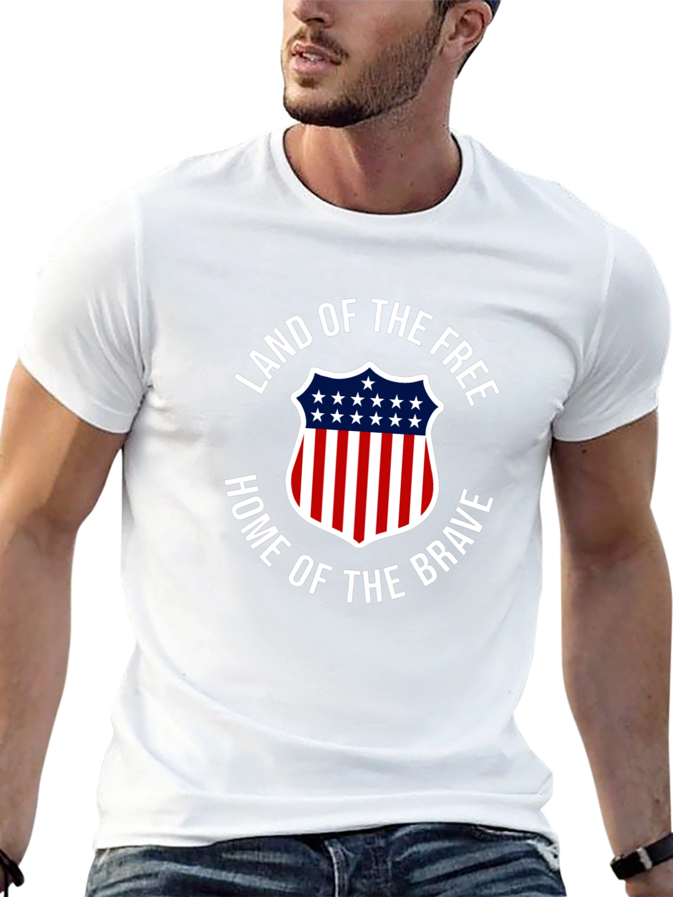 Land of the Free T-Shirt - Patriotic Pride