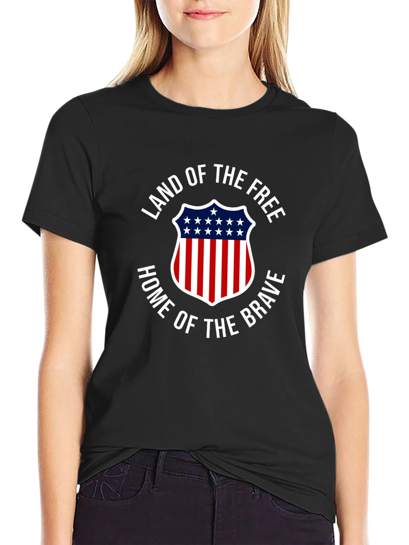 Land of the Free T-Shirt - Patriotic Pride