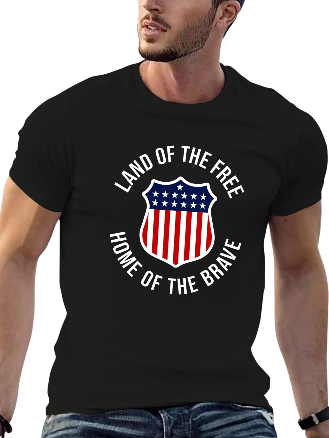 Land of the Free T-Shirt - Patriotic Pride