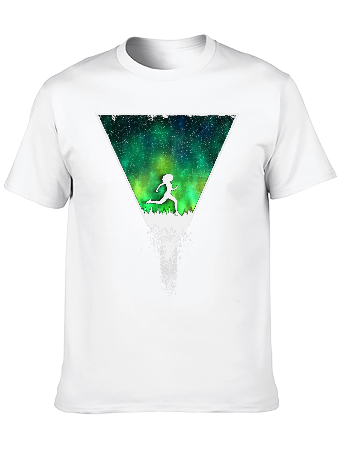 Northern Lights Runner Graphic T-Shirt