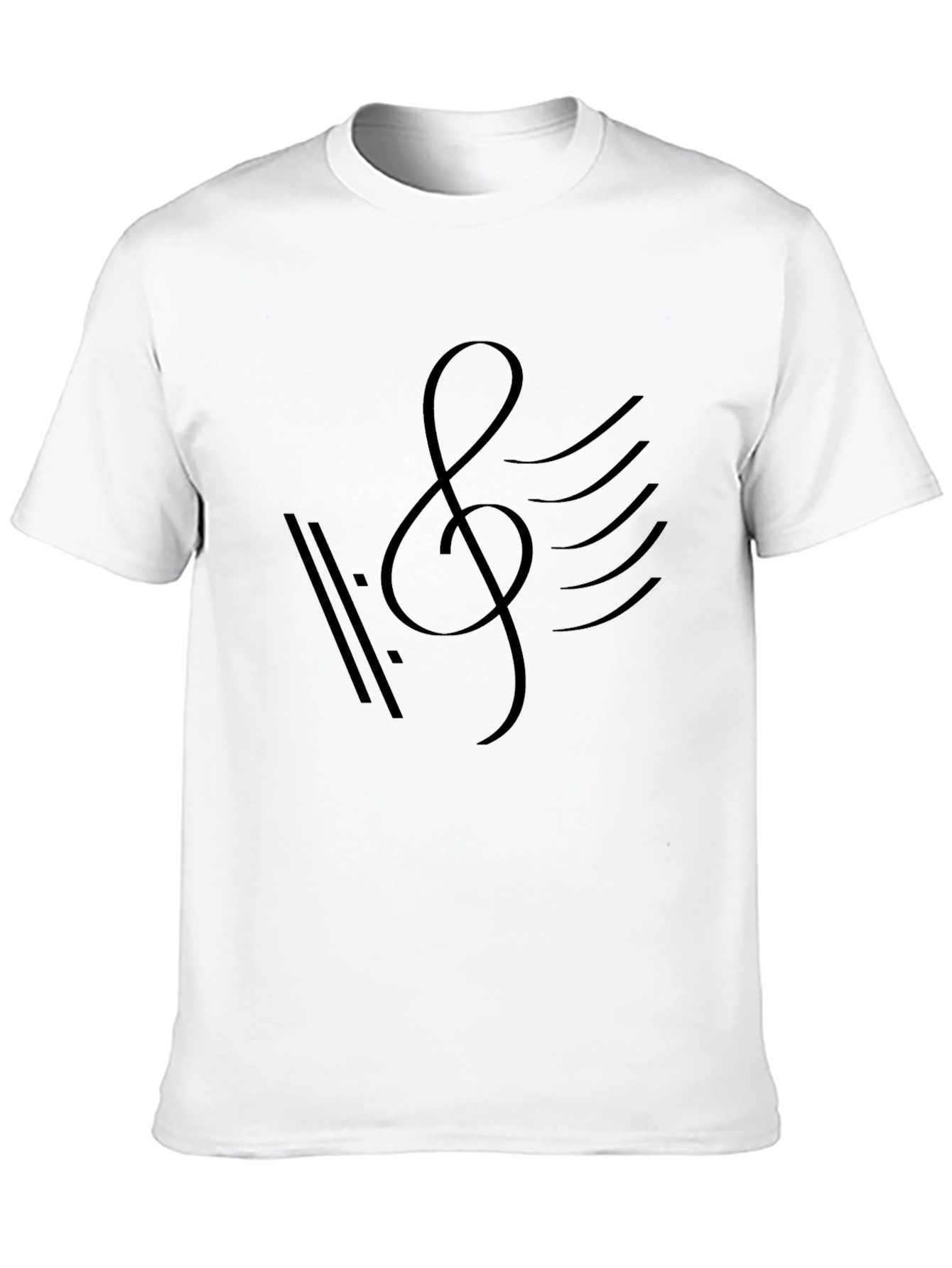 Music Note Graphic Tee - Stylish Cotton T-Shirt