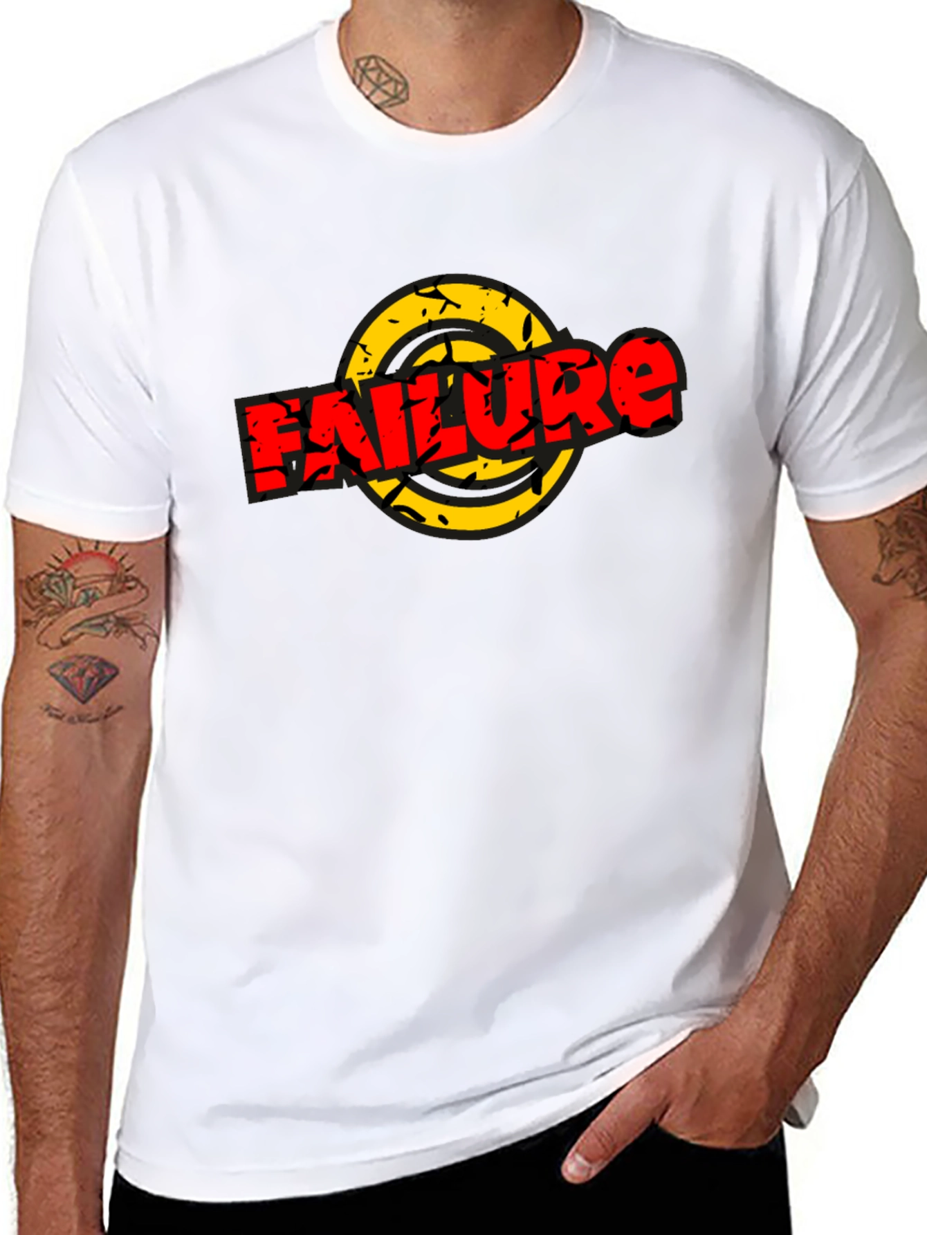 Failure Graphic Tee - Unisex Black T-Shirt