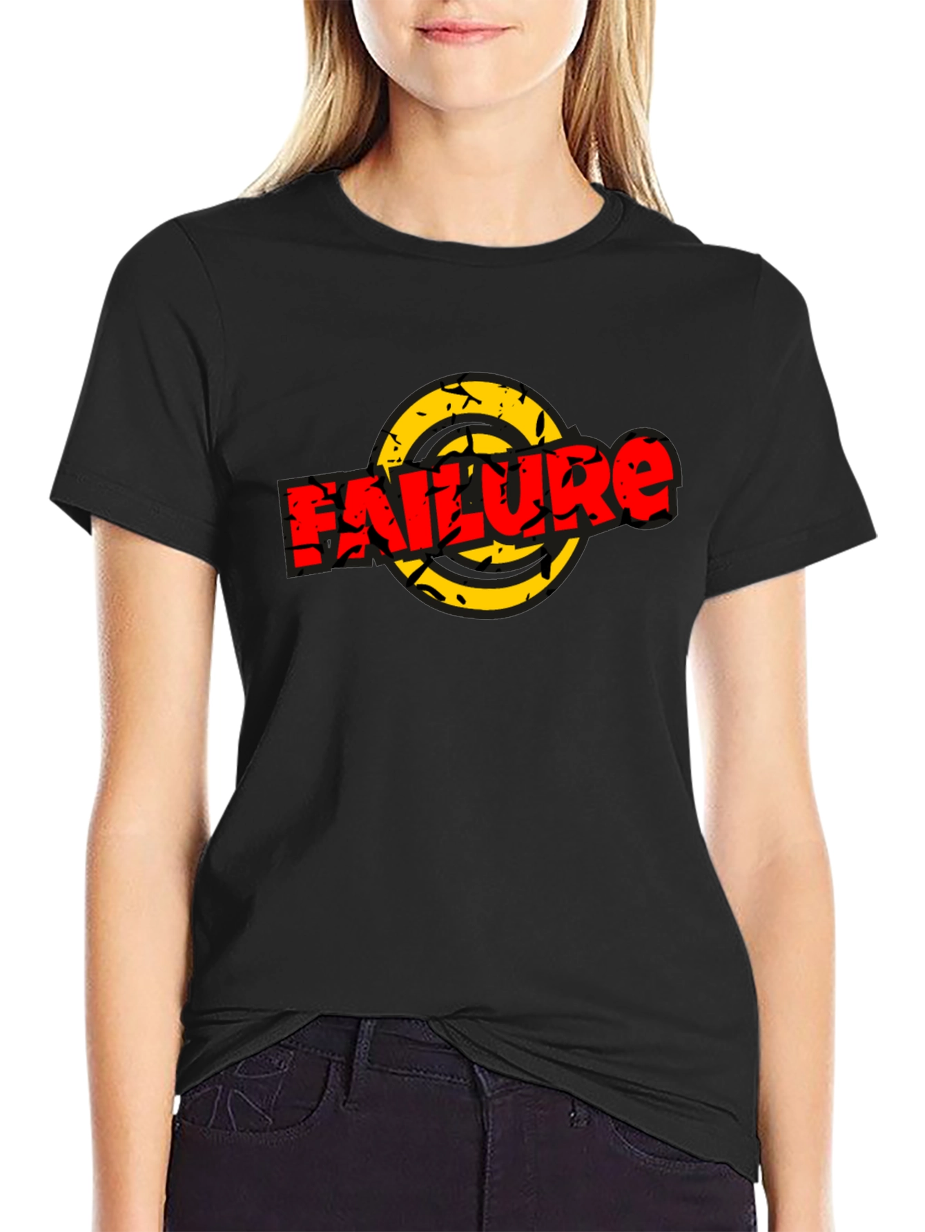 Failure Graphic Tee - Unisex Black T-Shirt