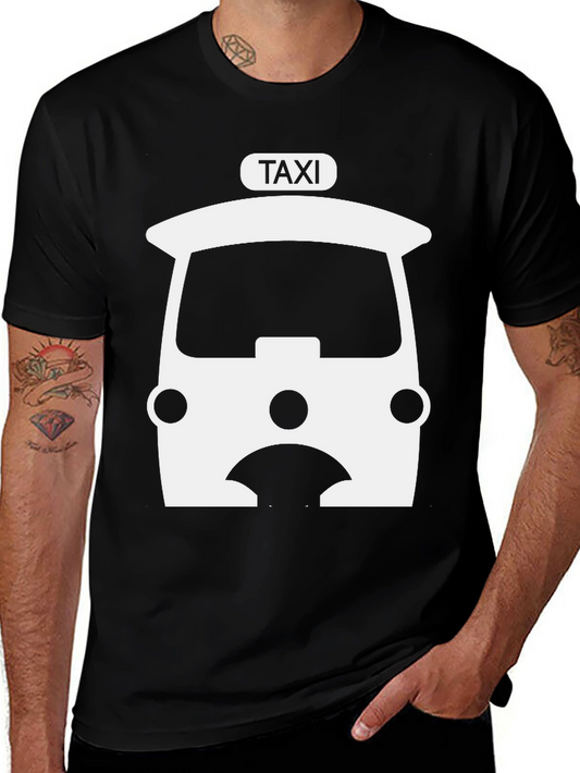 Taxi Graphic Tee - Black