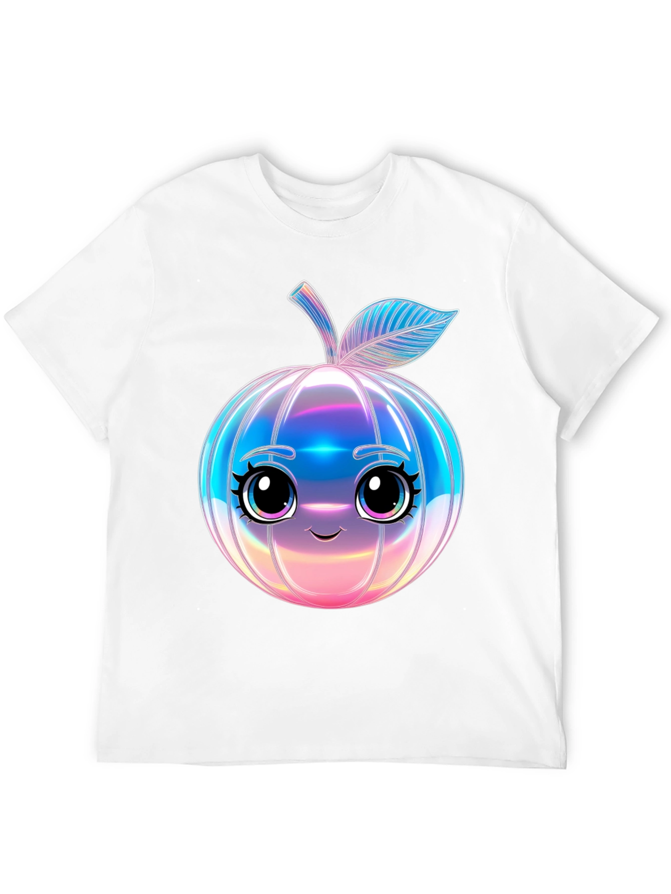 Cute Anime Apple Graphic T-Shirt