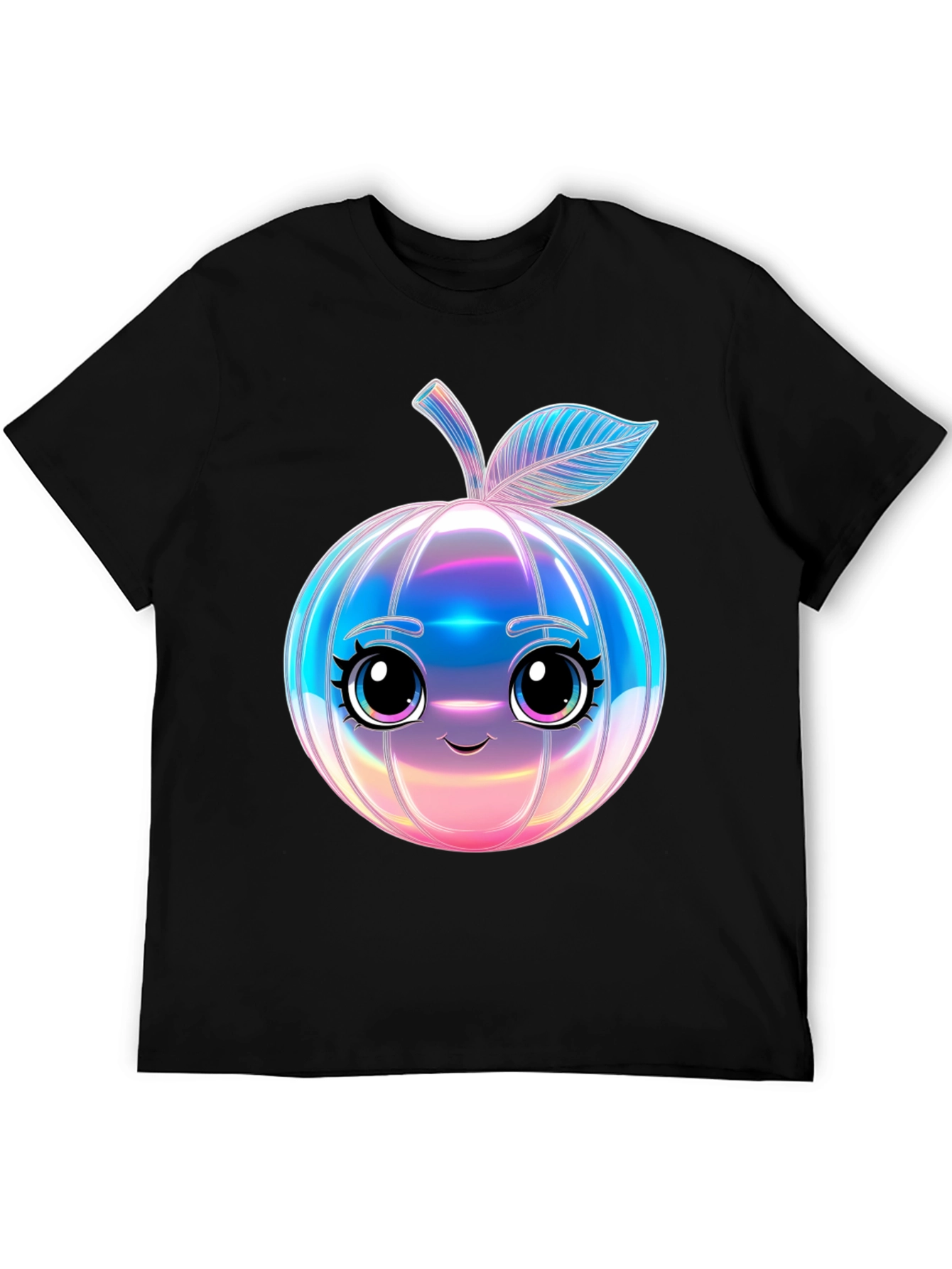 Cute Anime Apple Graphic T-Shirt