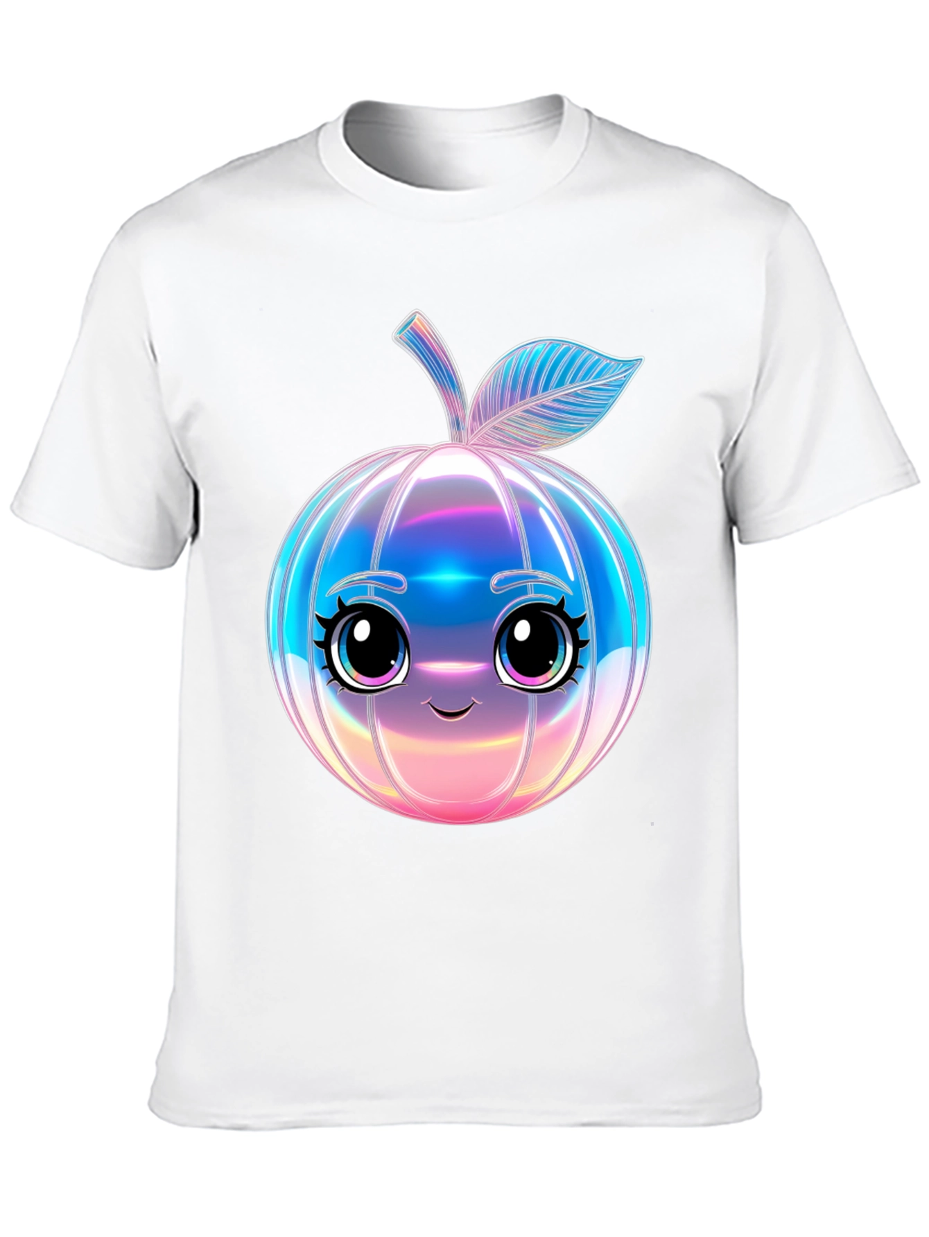 Cute Anime Apple Graphic T-Shirt