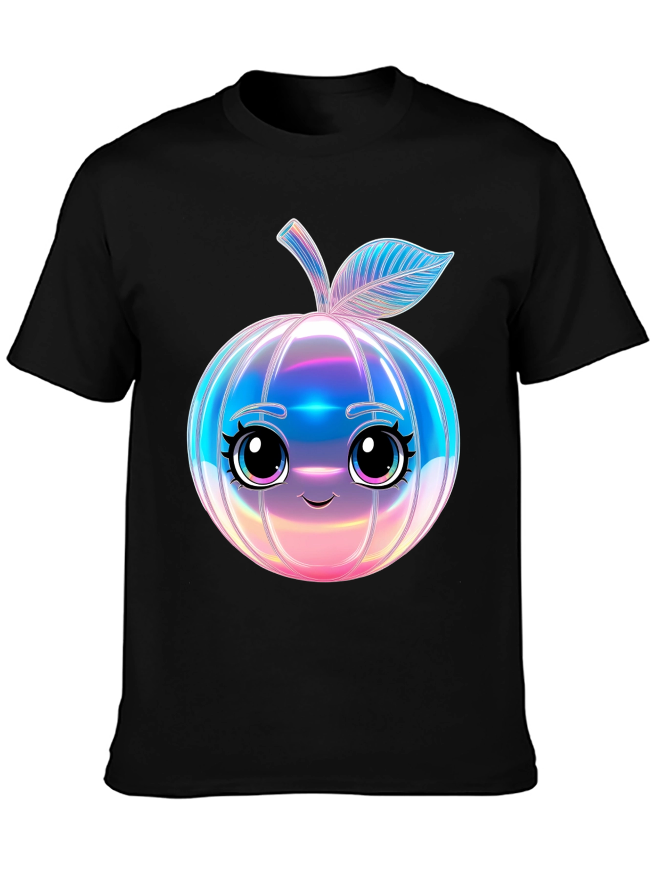 Cute Anime Apple Graphic T-Shirt