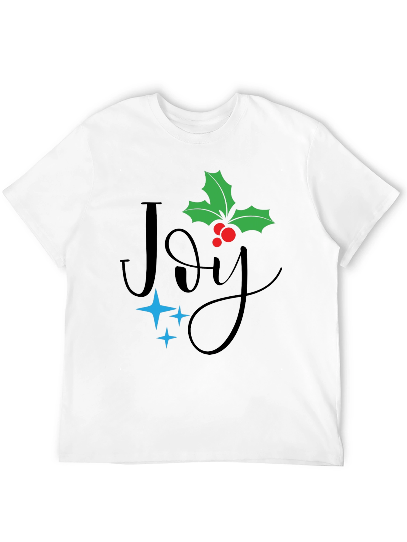 Joy Christmas Graphic Tee - Holiday Spirit