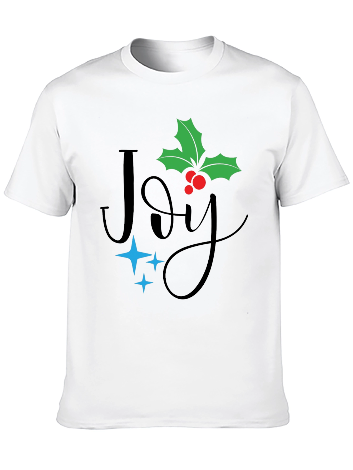 Joy Christmas Graphic Tee - Holiday Spirit
