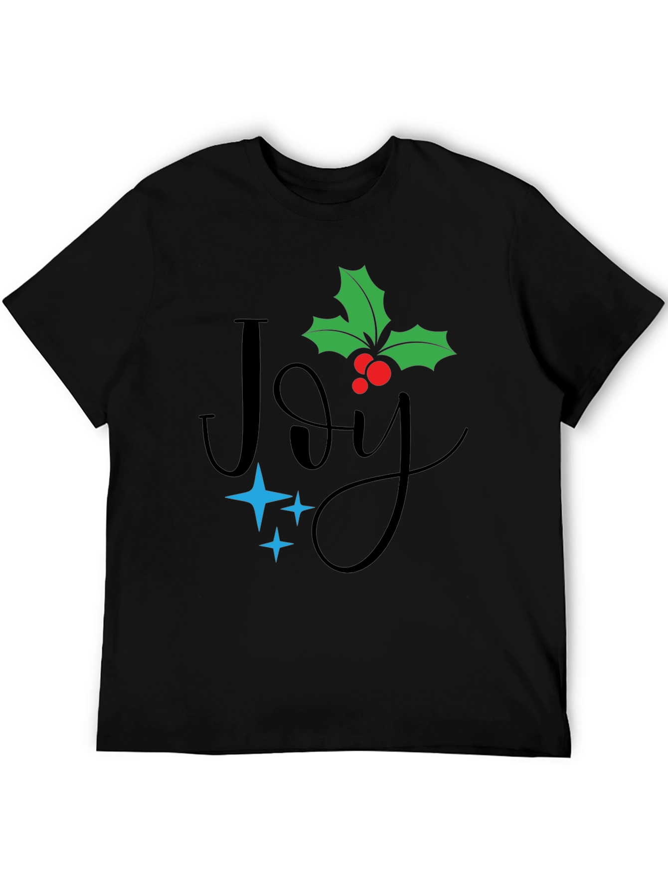 Joy Christmas Graphic Tee - Holiday Spirit