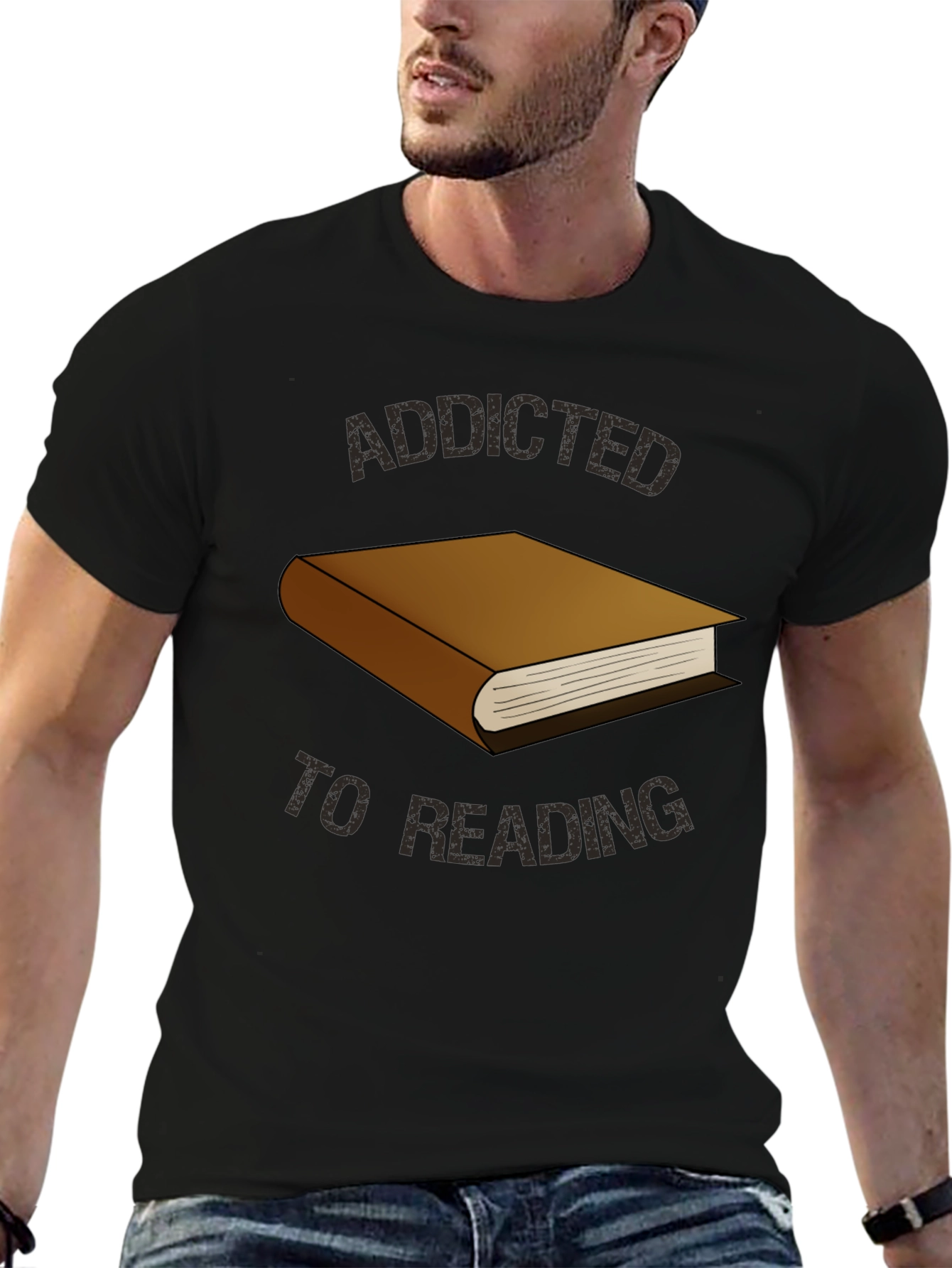 Addicted to Reading Graphic T-Shirt