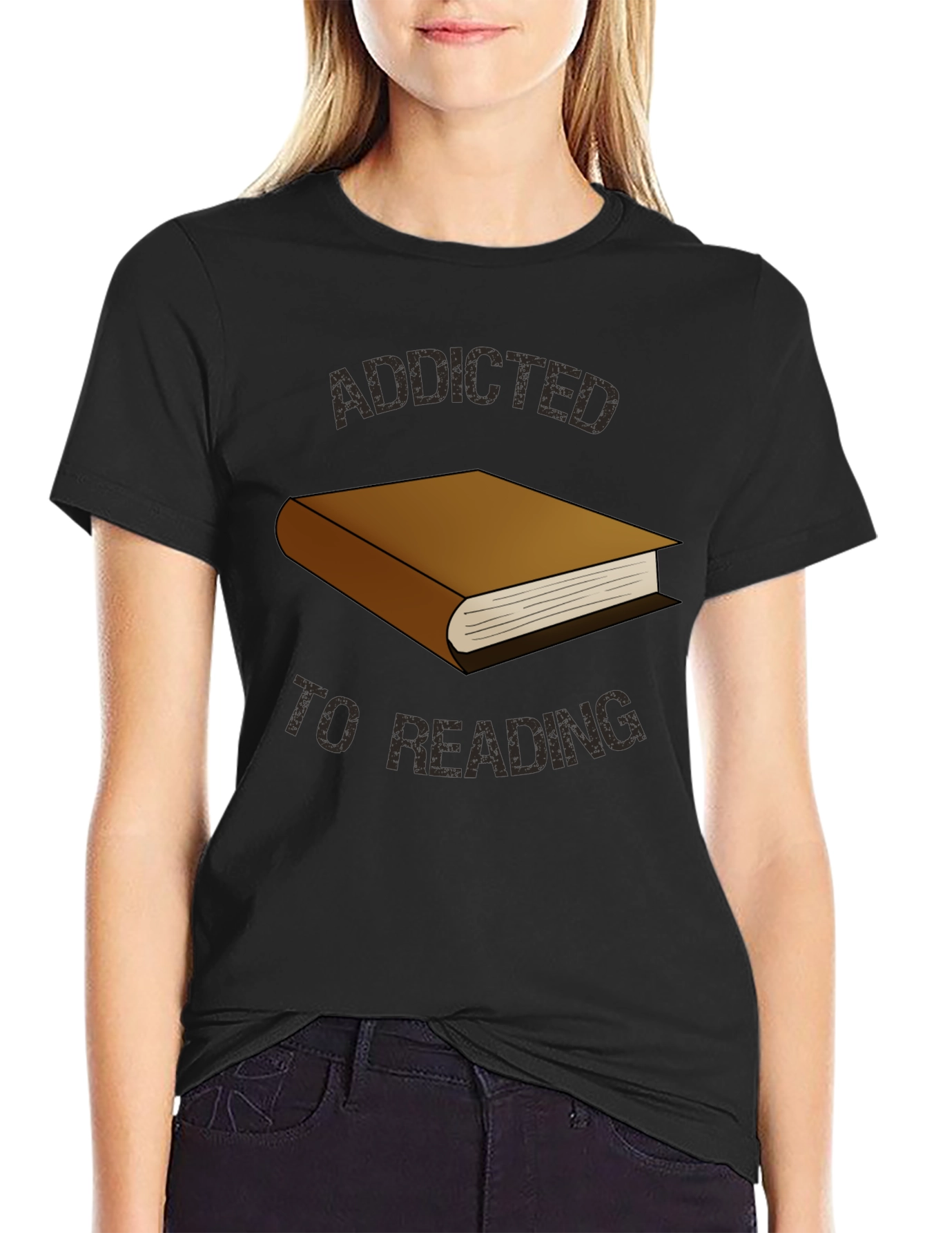 Addicted to Reading Graphic T-Shirt
