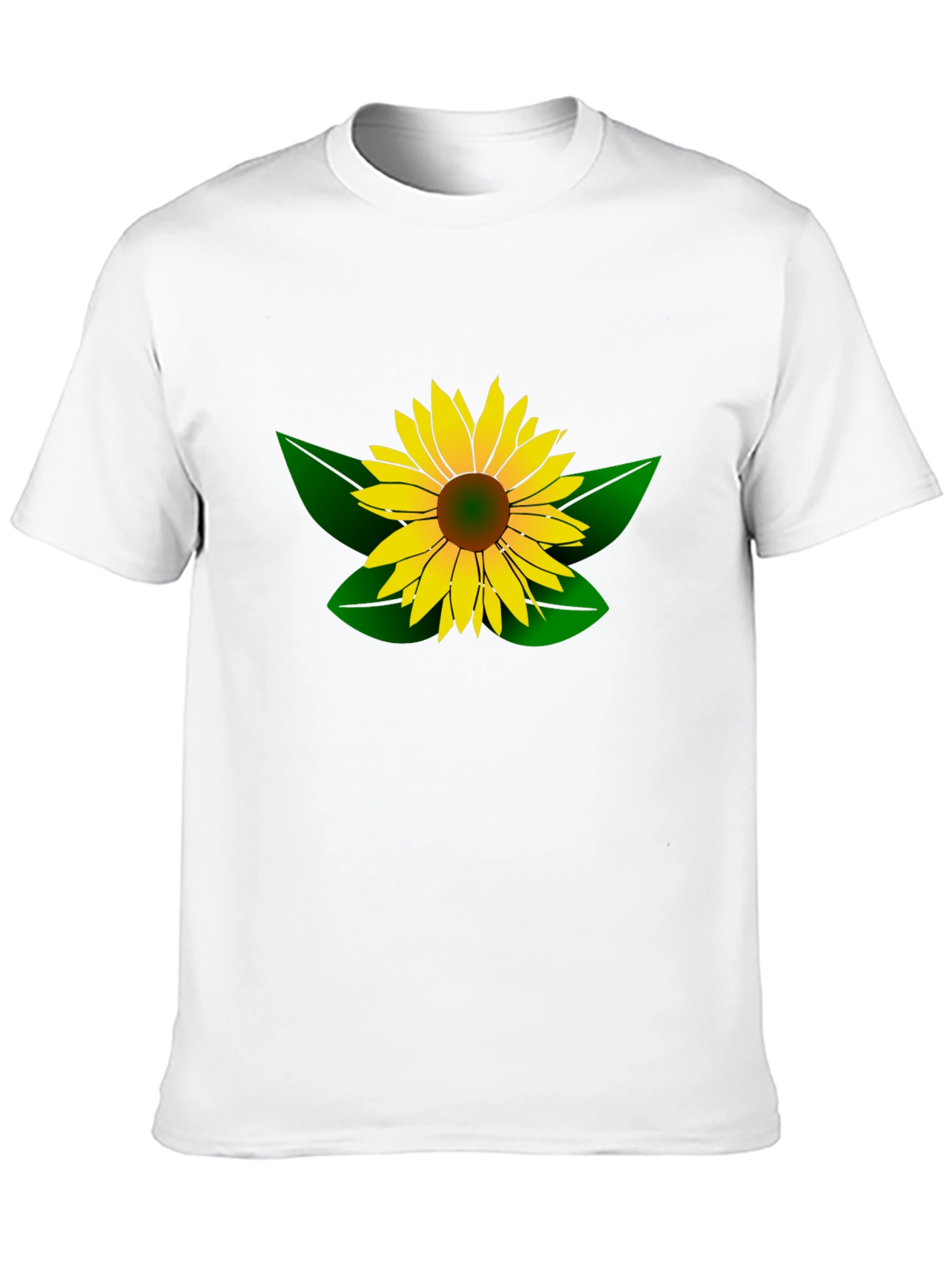 Sunflower Graphic Black T-Shirt